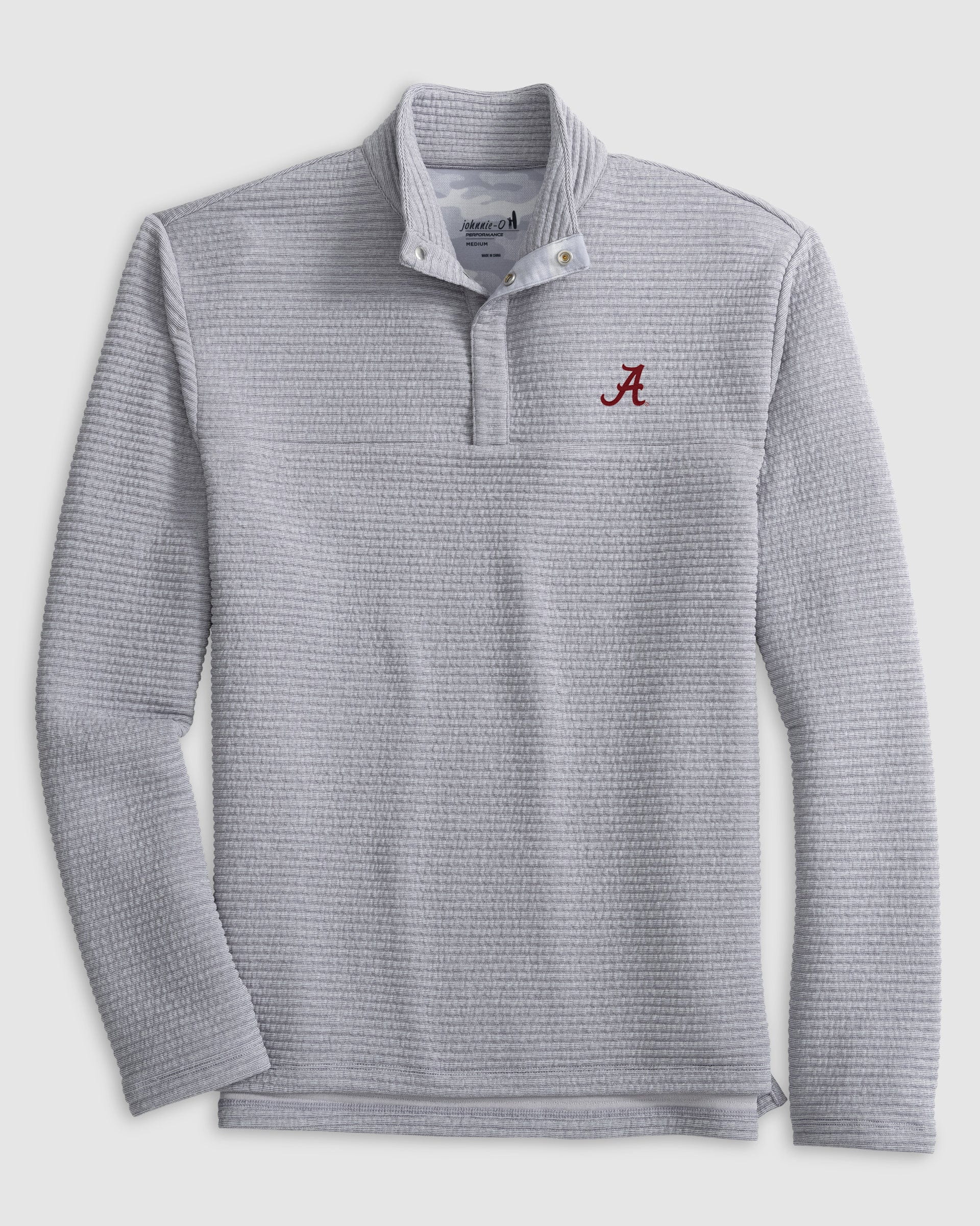 Alabama Benjy Snap 1/4-Zip Pullover