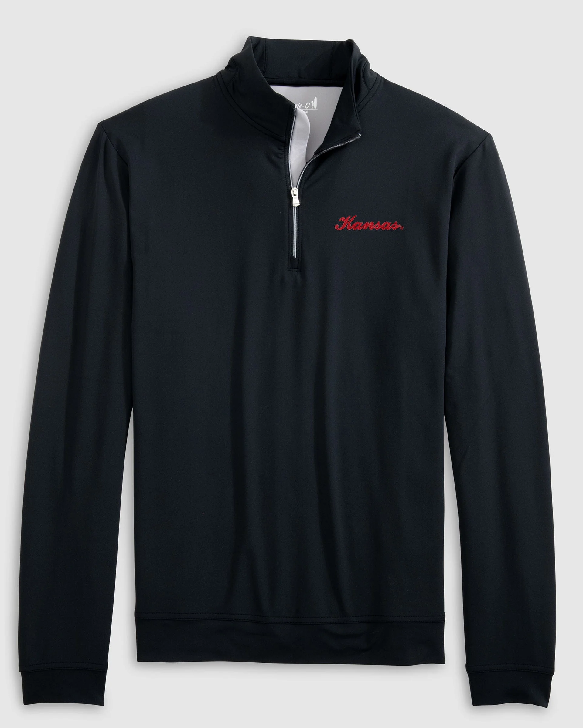 Kansas Motion Performance 1/4 Zip - Script Logo