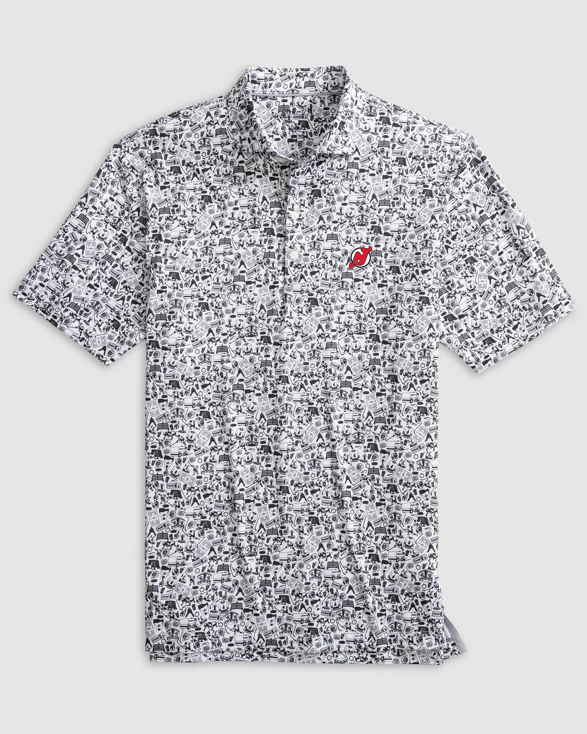 New Jersey Devils Slap Shot Performance Jersey Polo