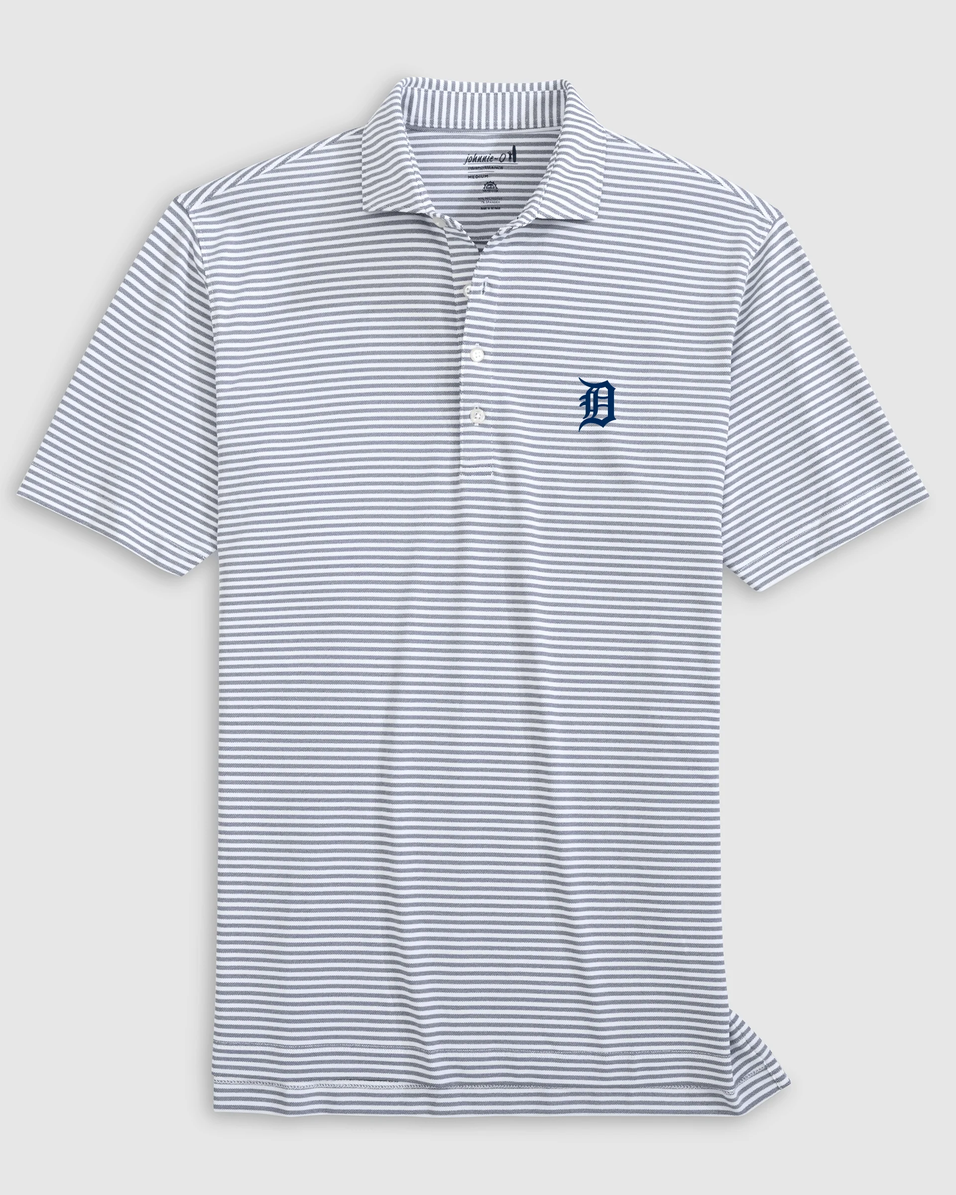 Detroit Tigers Stetsons Performance Mesh Polo