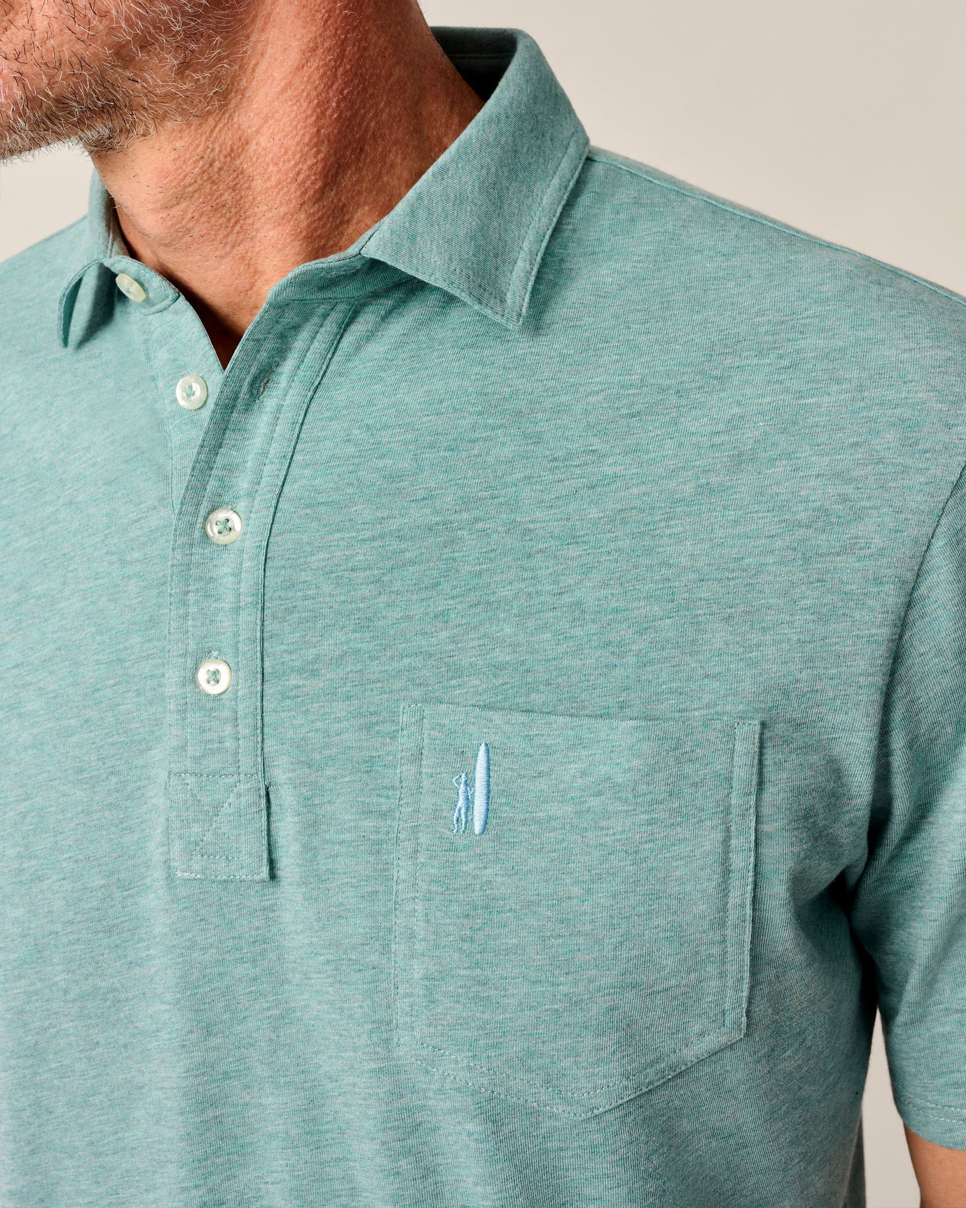 Original 4-Button Polo - Heathered 2.0