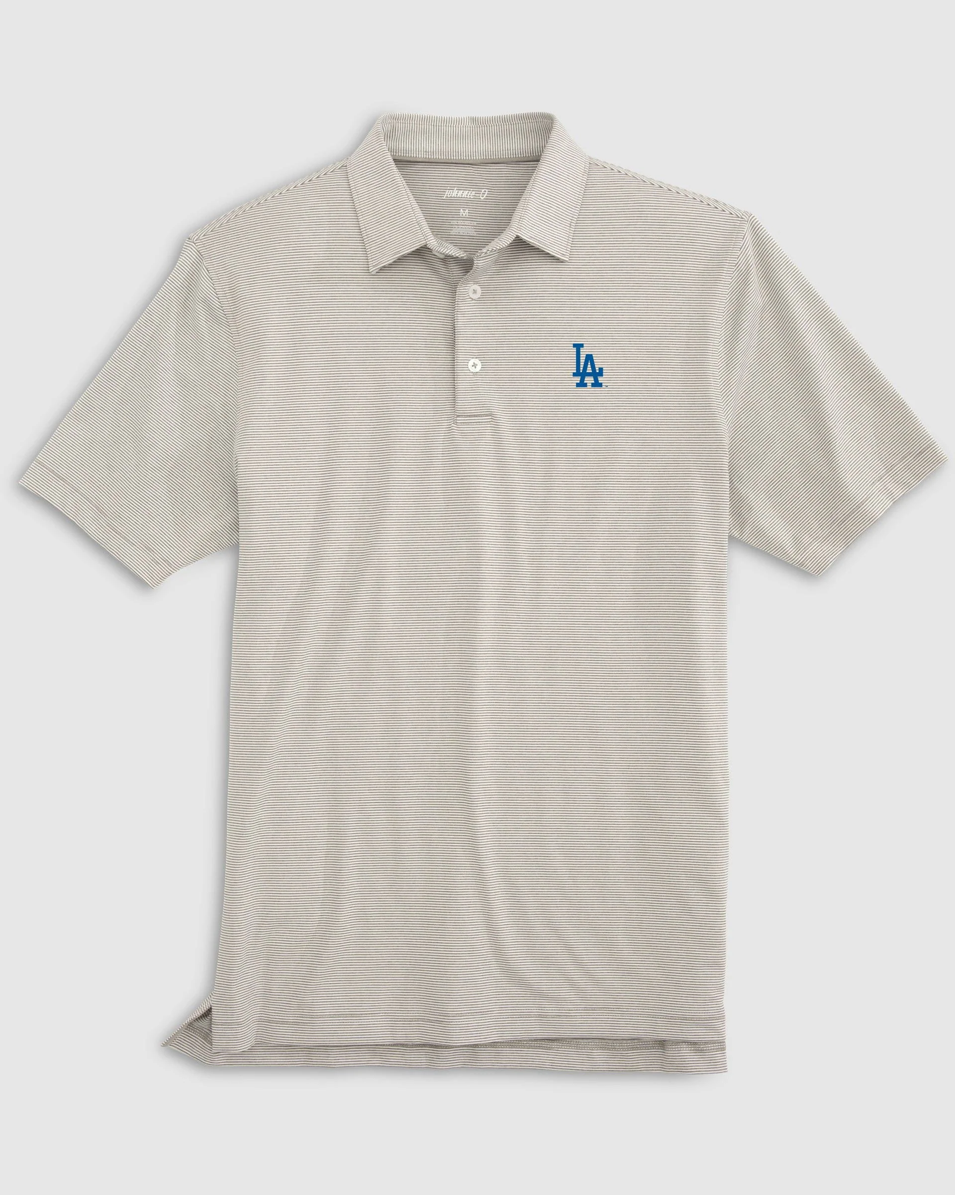 Los Angeles Dodgers Lyndonn Striped Jersey Performance Polo