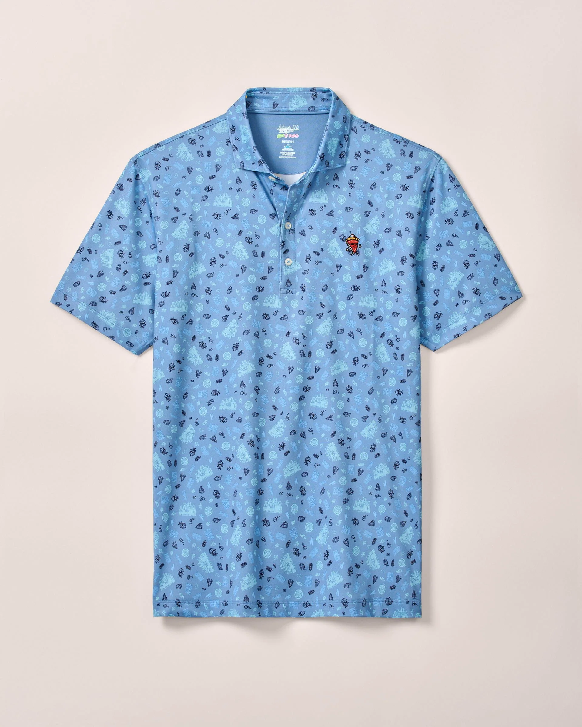 SWAG Golf x Johnnie-O Performance Polo - Deep Dish