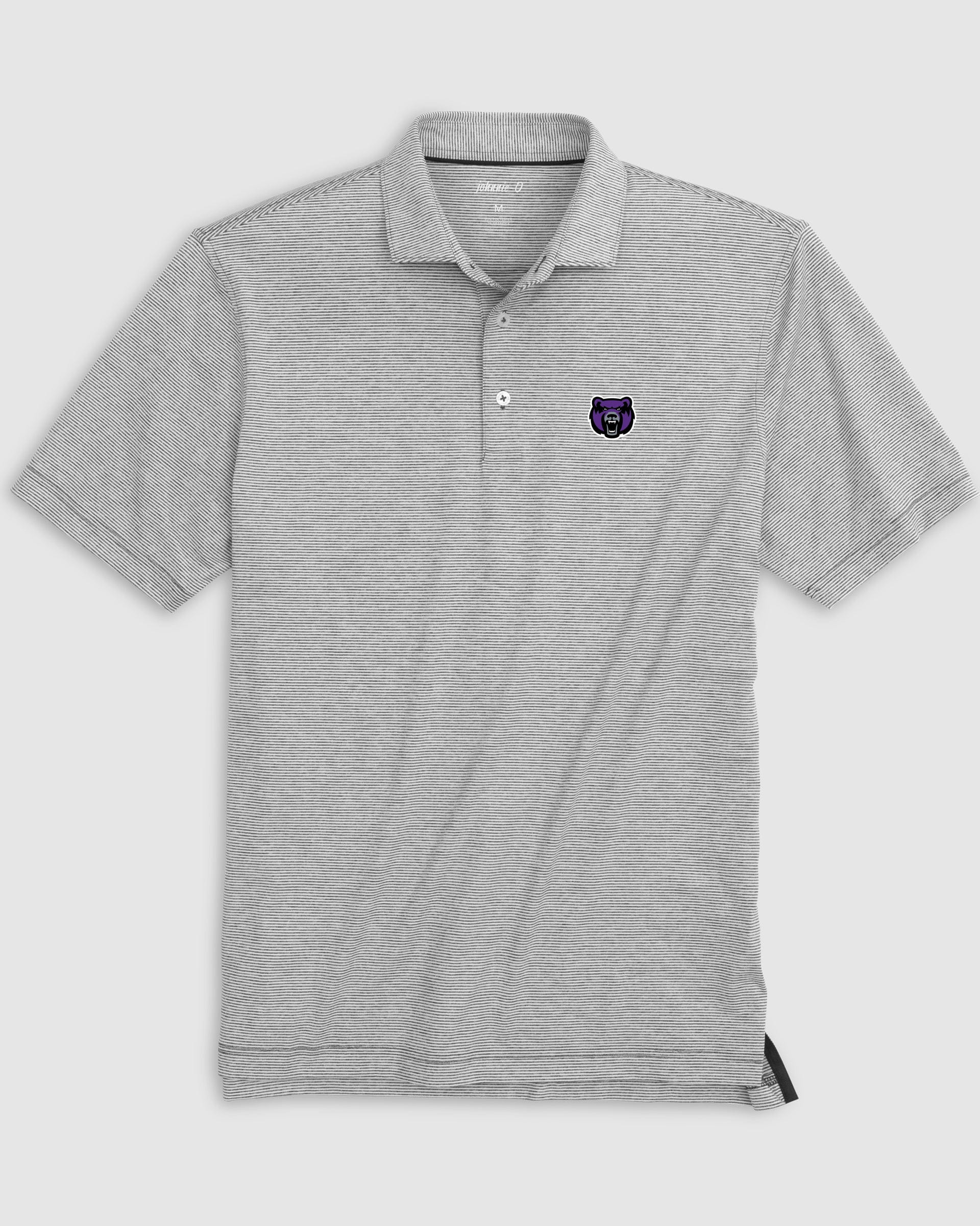 Central Arkansas Lyndonn Striped Jersey Performance Polo