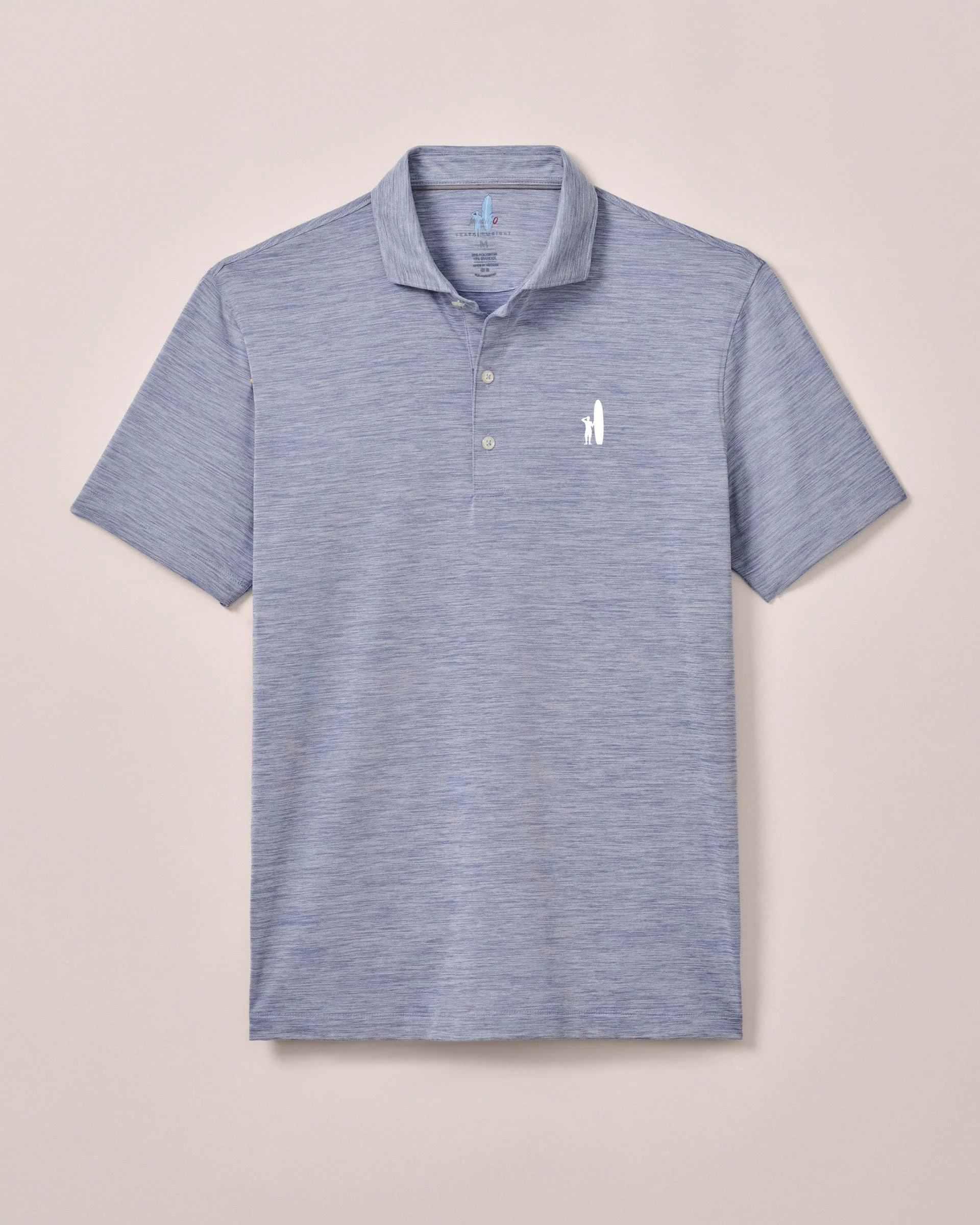 Custom Surfer Logo Huronn Featherweight Performance Polo