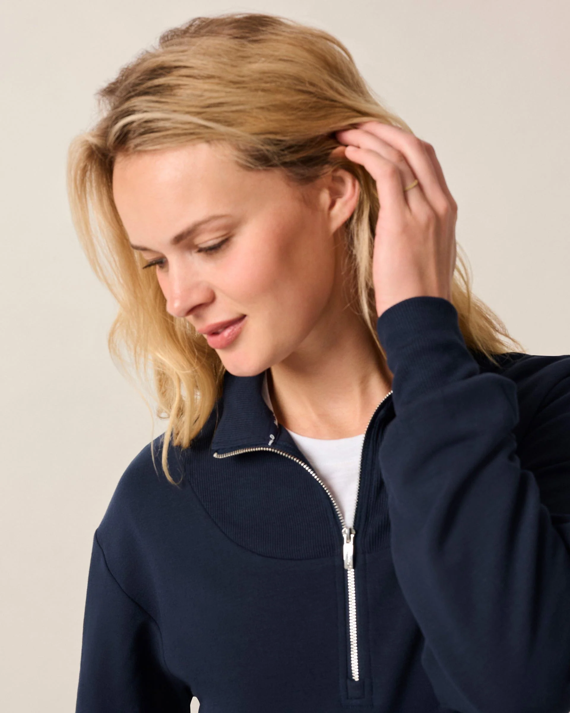 Naomi Rib Knit 1/4-Zip