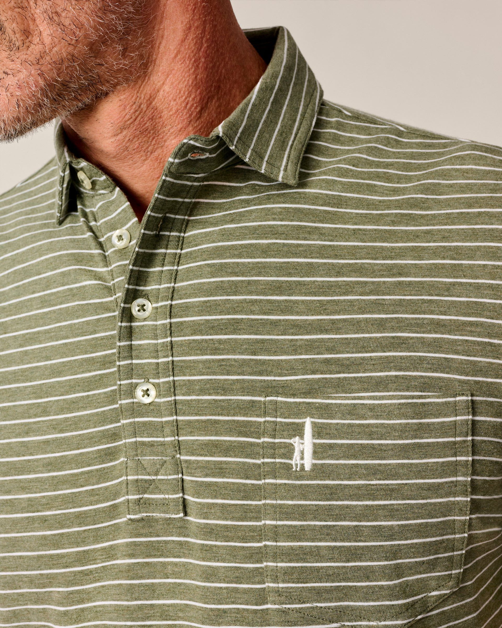 Original 4-Button Polo - Ryan Stripe