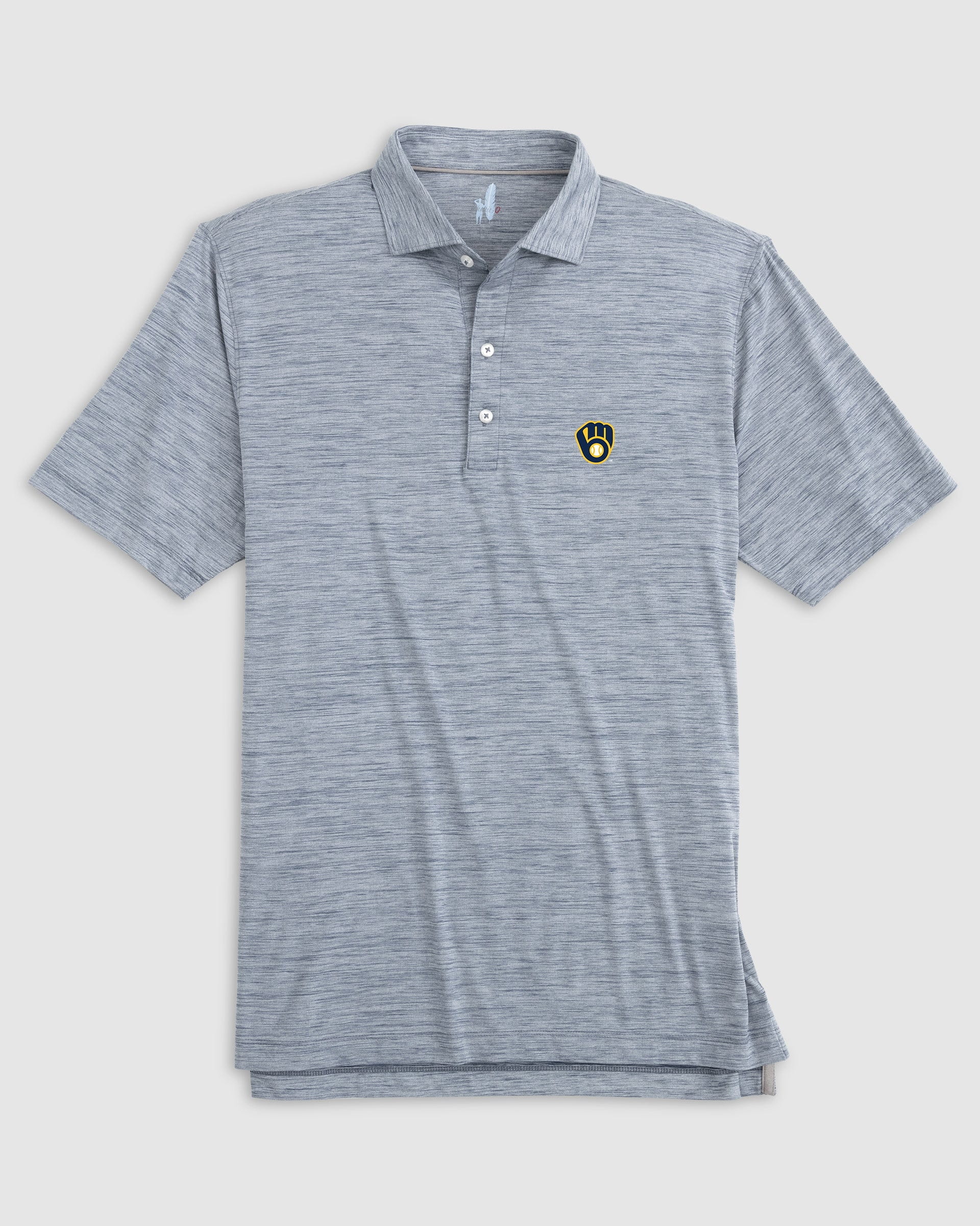 Milwaukee Brewers Huronn Featherweight Performance Polo
