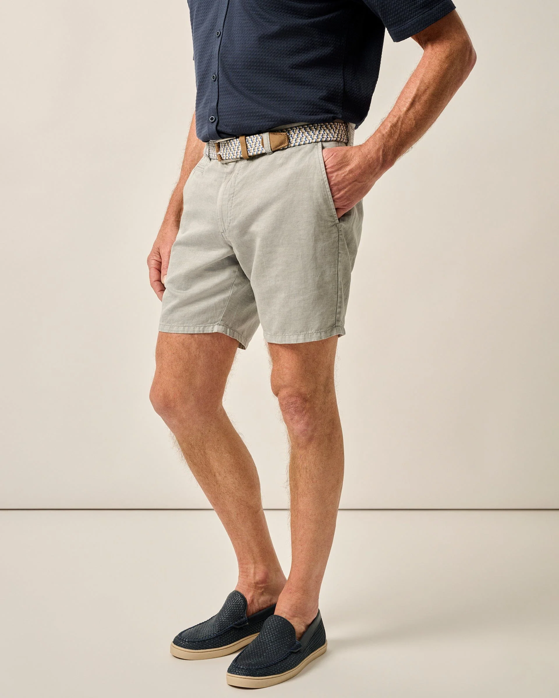 Melrose Cotton Linen Shorts