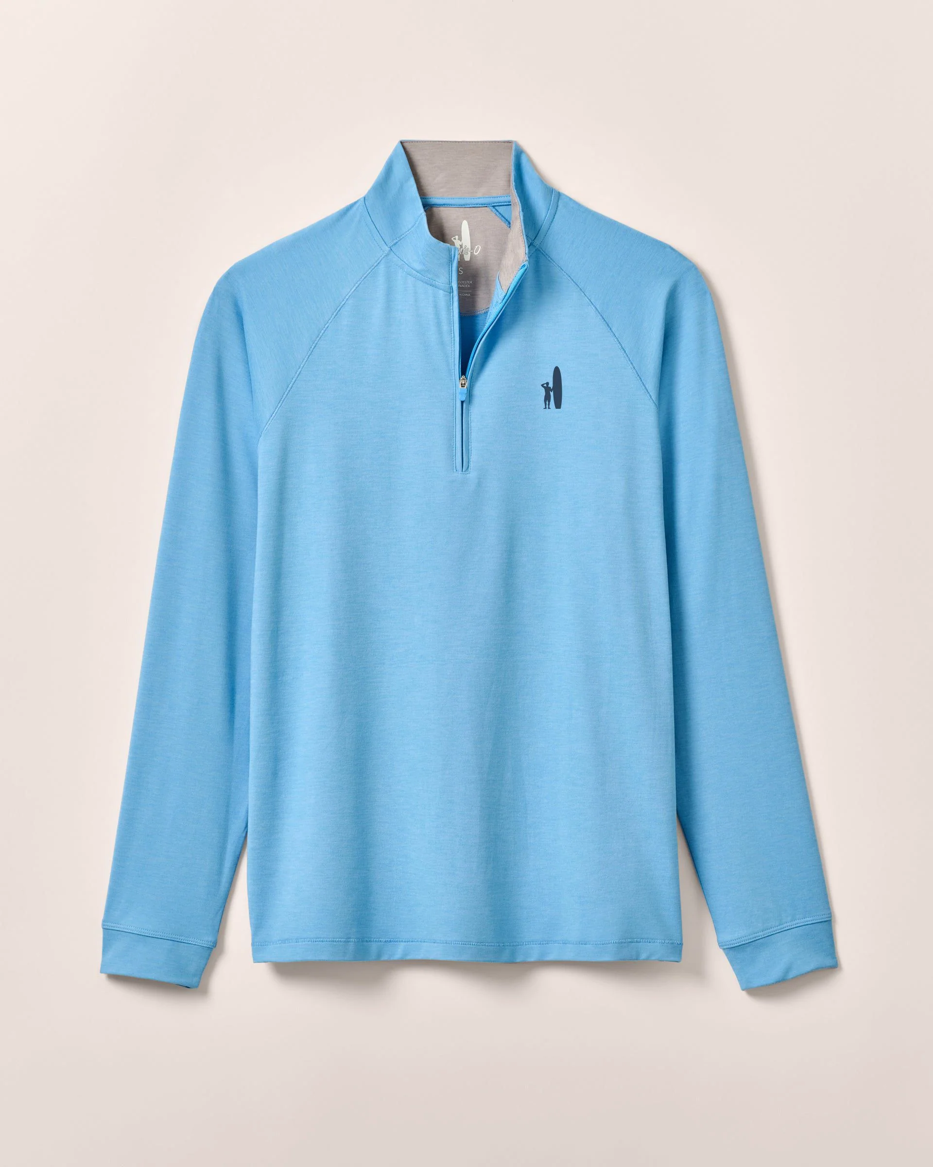 Custom Surfer Logo Freeborne Performance 1/4 Zip Pullover