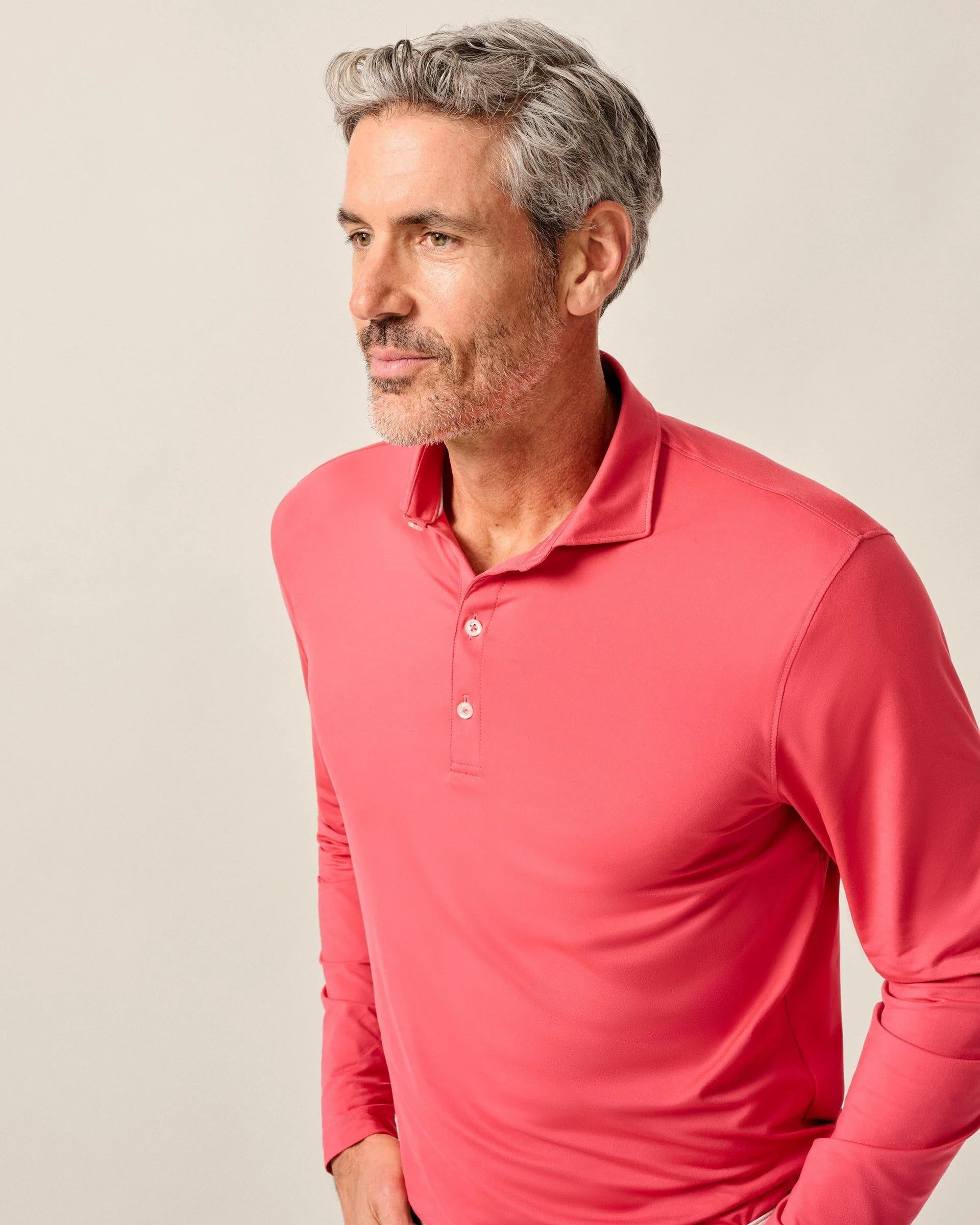 Featherweight Long Sleeve Performance Polo - Swing