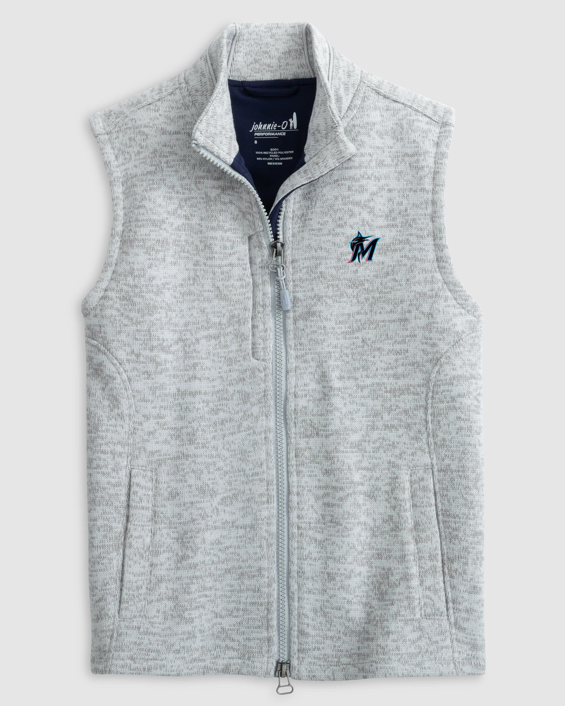 Miami Marlins Denalis Jr. Performance Fleece Vest