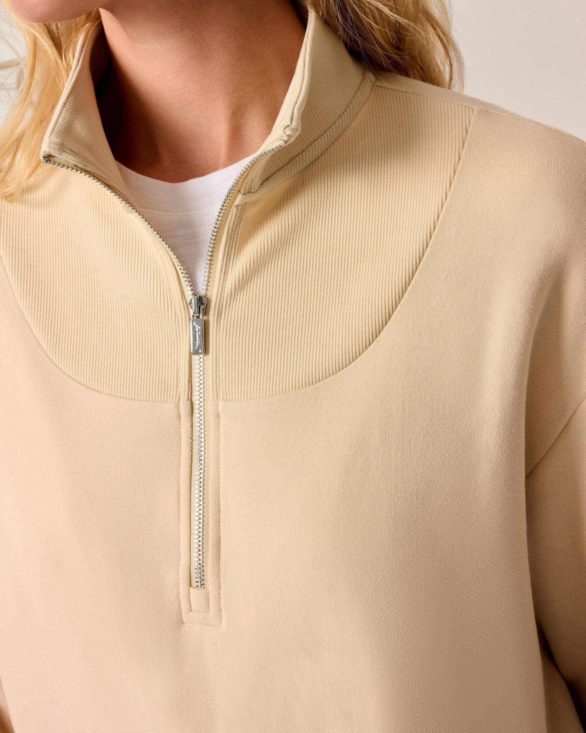 Naomi Rib Knit 1/4-Zip