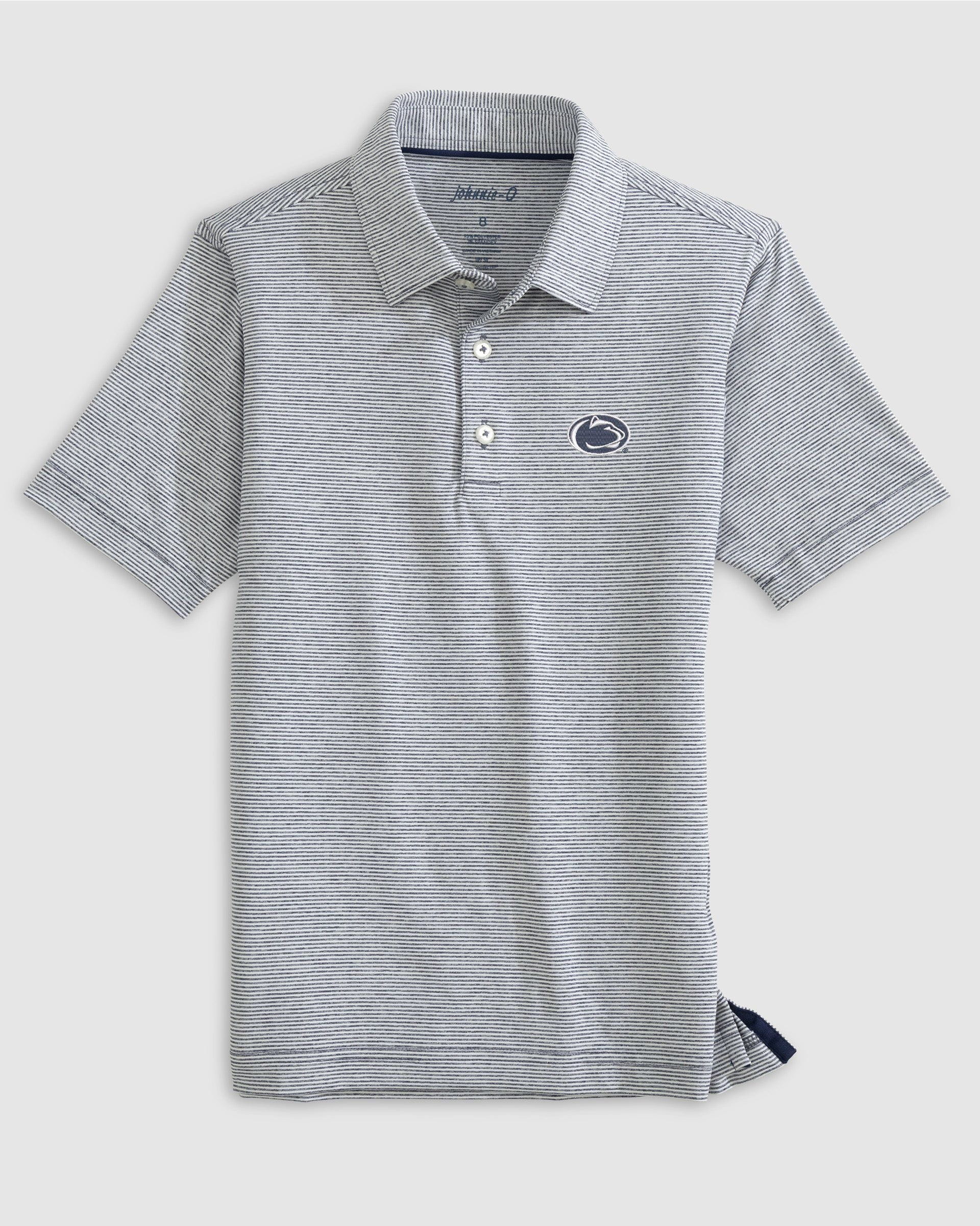 Penn State Lyndonn Jr. Striped Jersey Performance Polo