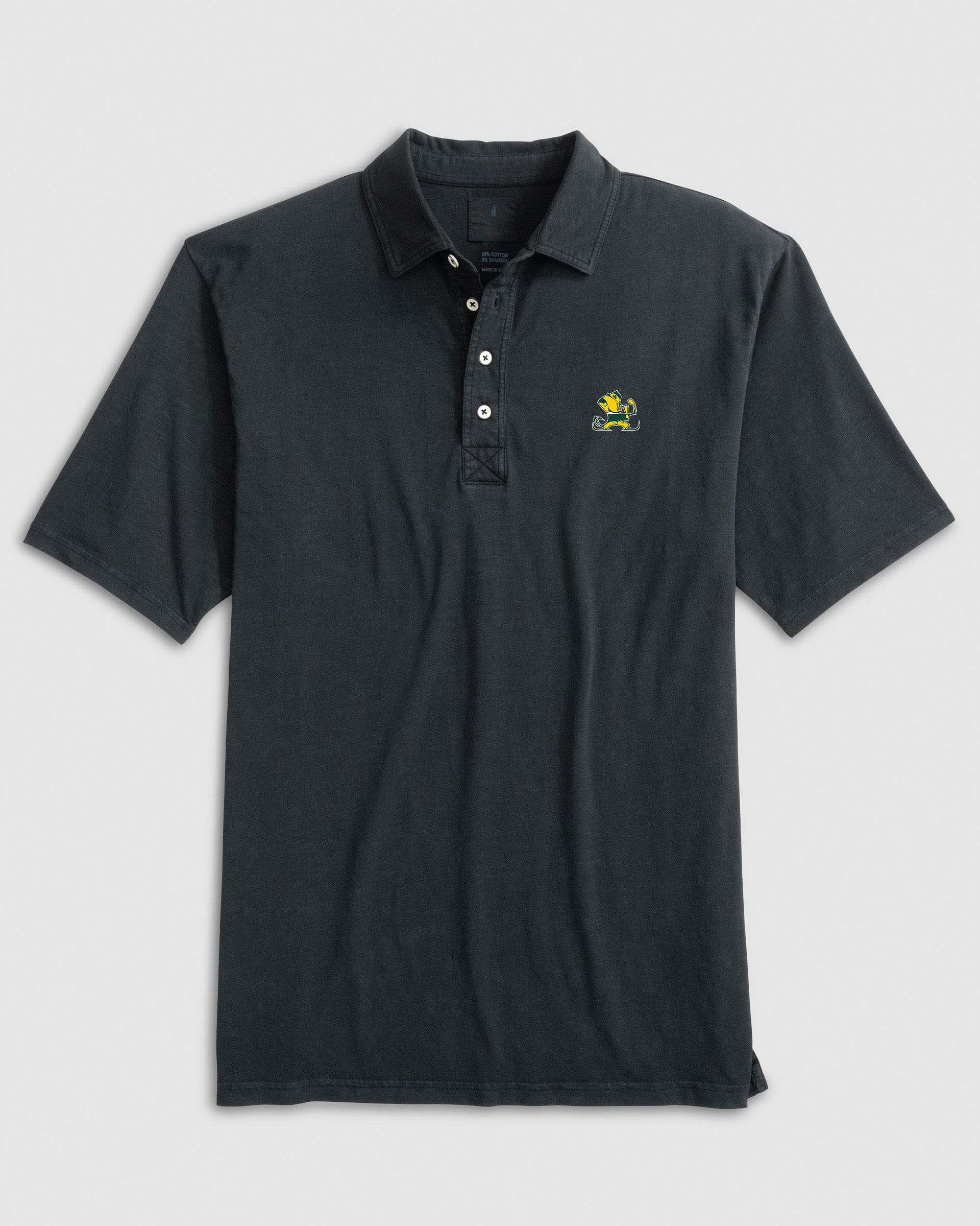 Notre Dame Coastal Wash Original Polo - Vintage Logo