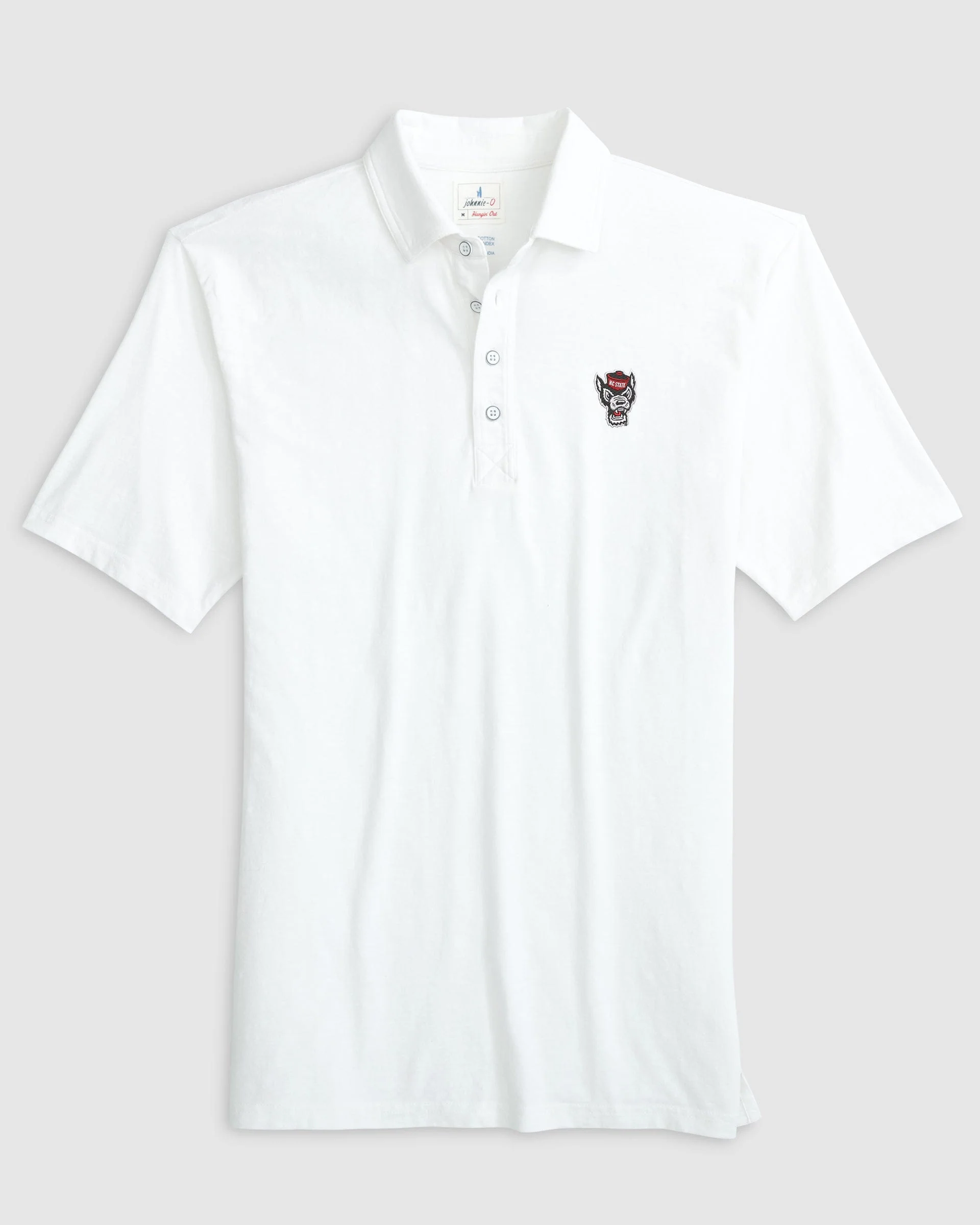 NC State Coastal Wash Original Polo - Wolf Logo