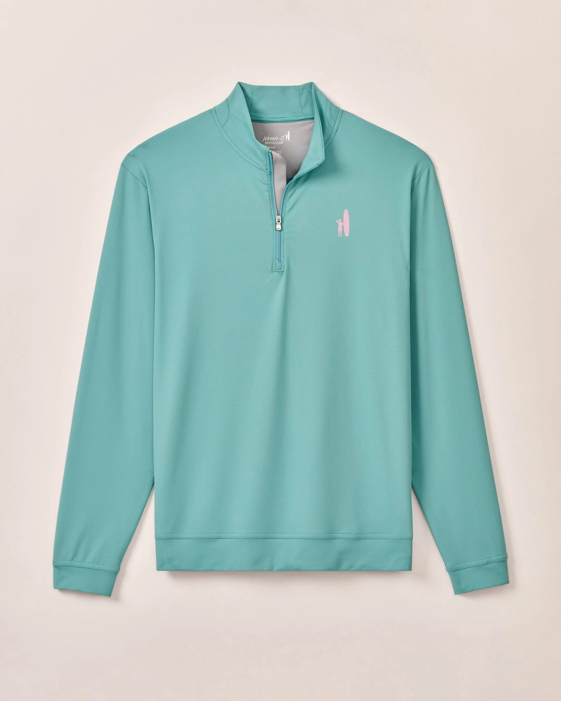 Custom Surfer Logo Motion Performance 1/4 Zip