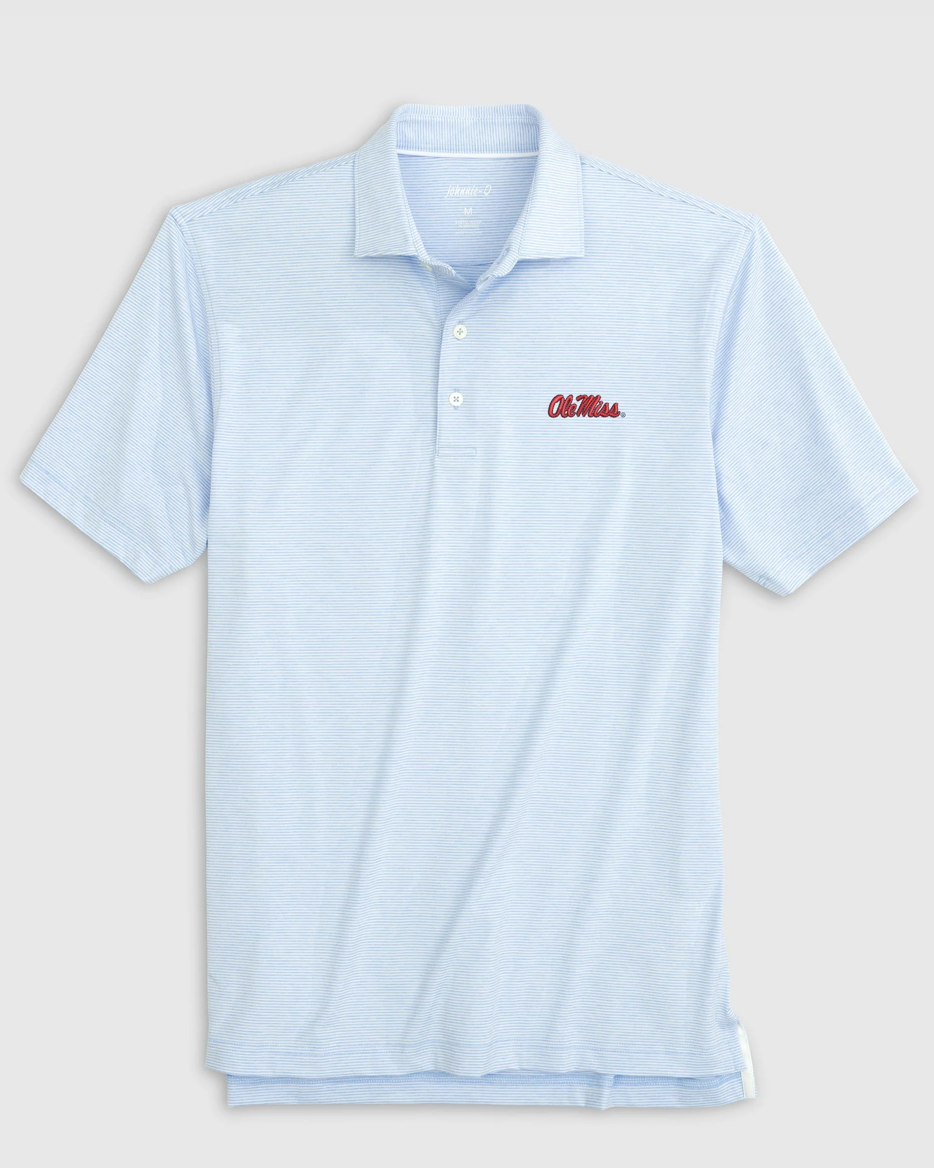 Ole Miss Lyndonn Striped Jersey Performance Polo