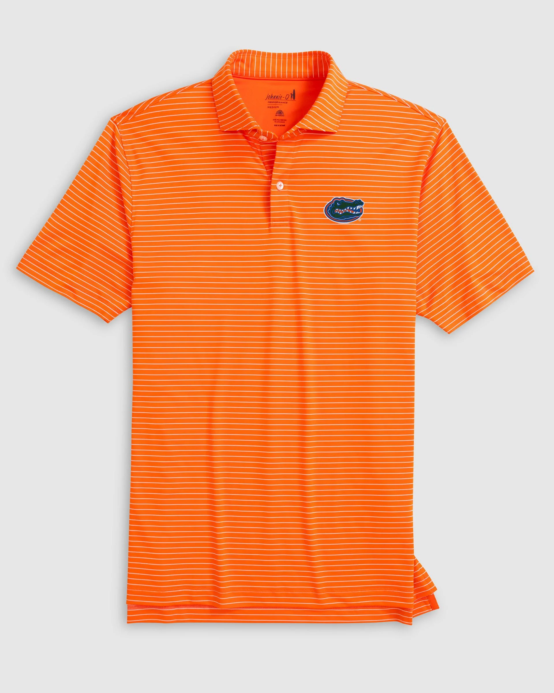 Florida Beau Striped Performance Jersey Polo