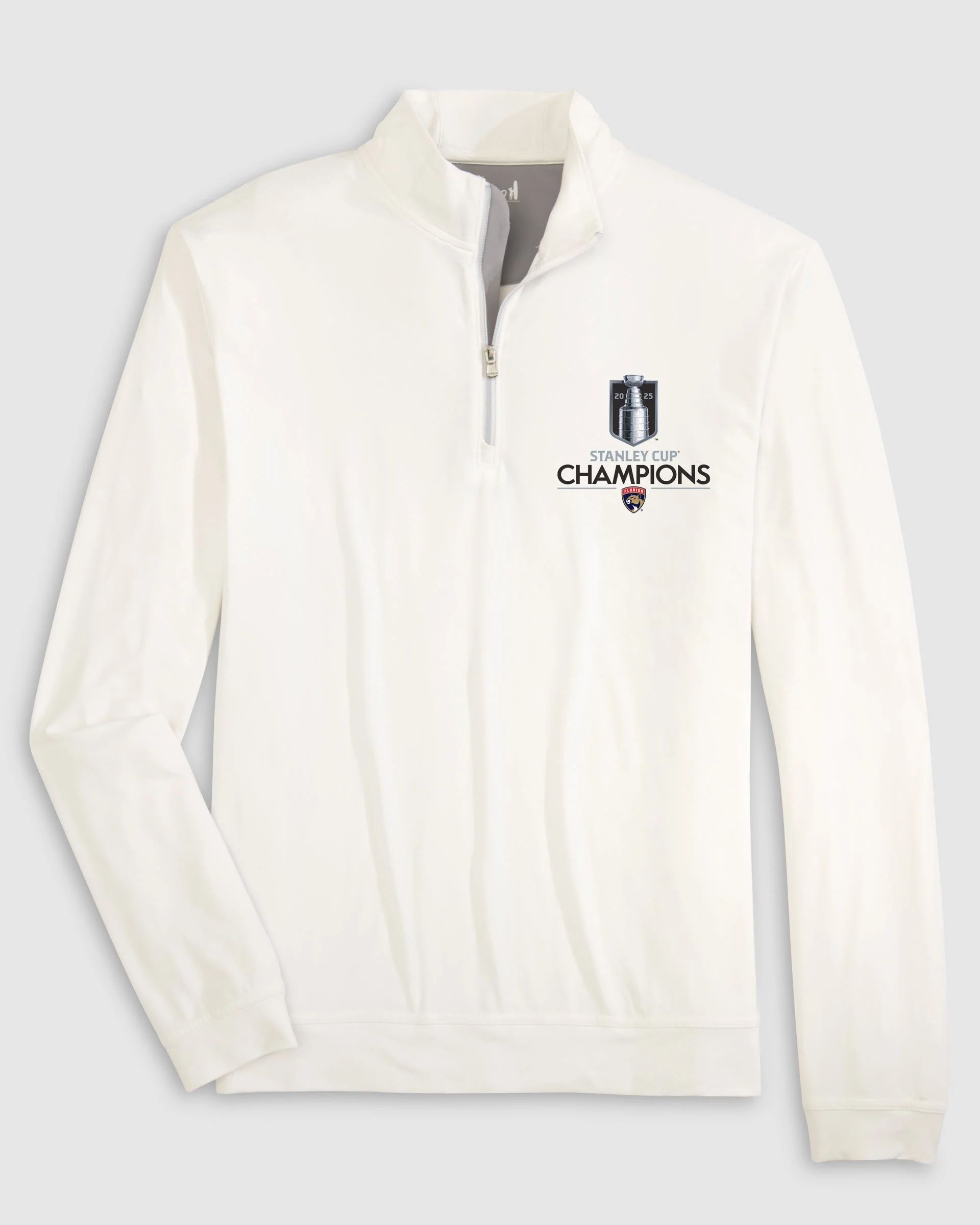 Florida Panthers Motion Performance 1/4 Zip Pullover - 2025 Stanley Cup Champions Logo