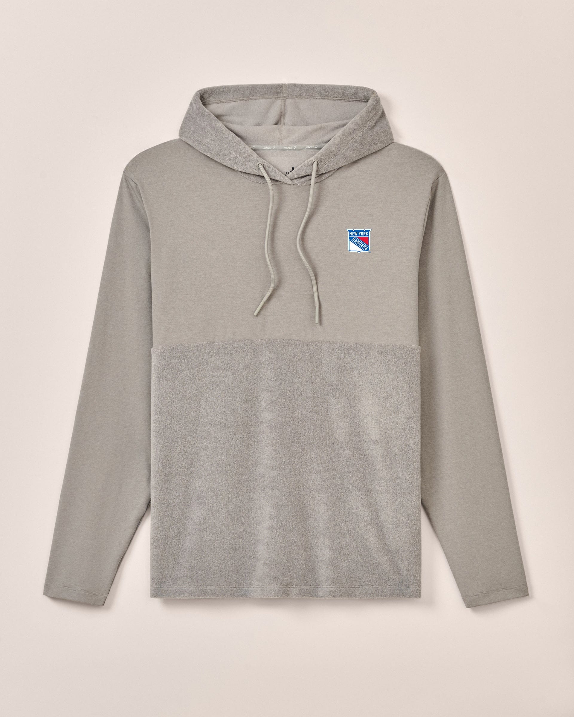 New York Rangers Haggard Mixed Media Hoodie