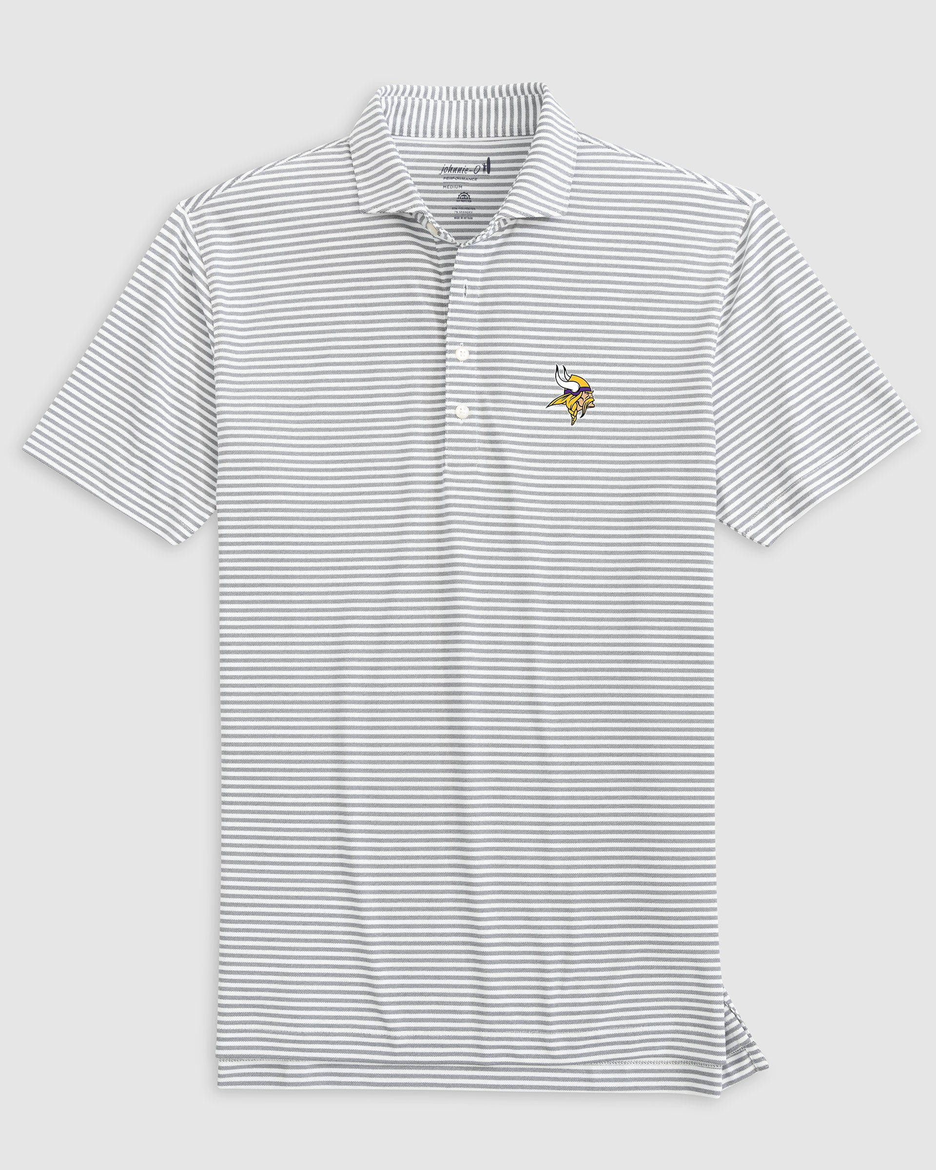 Minnesota Vikings Stetsons Performance Mesh Polo