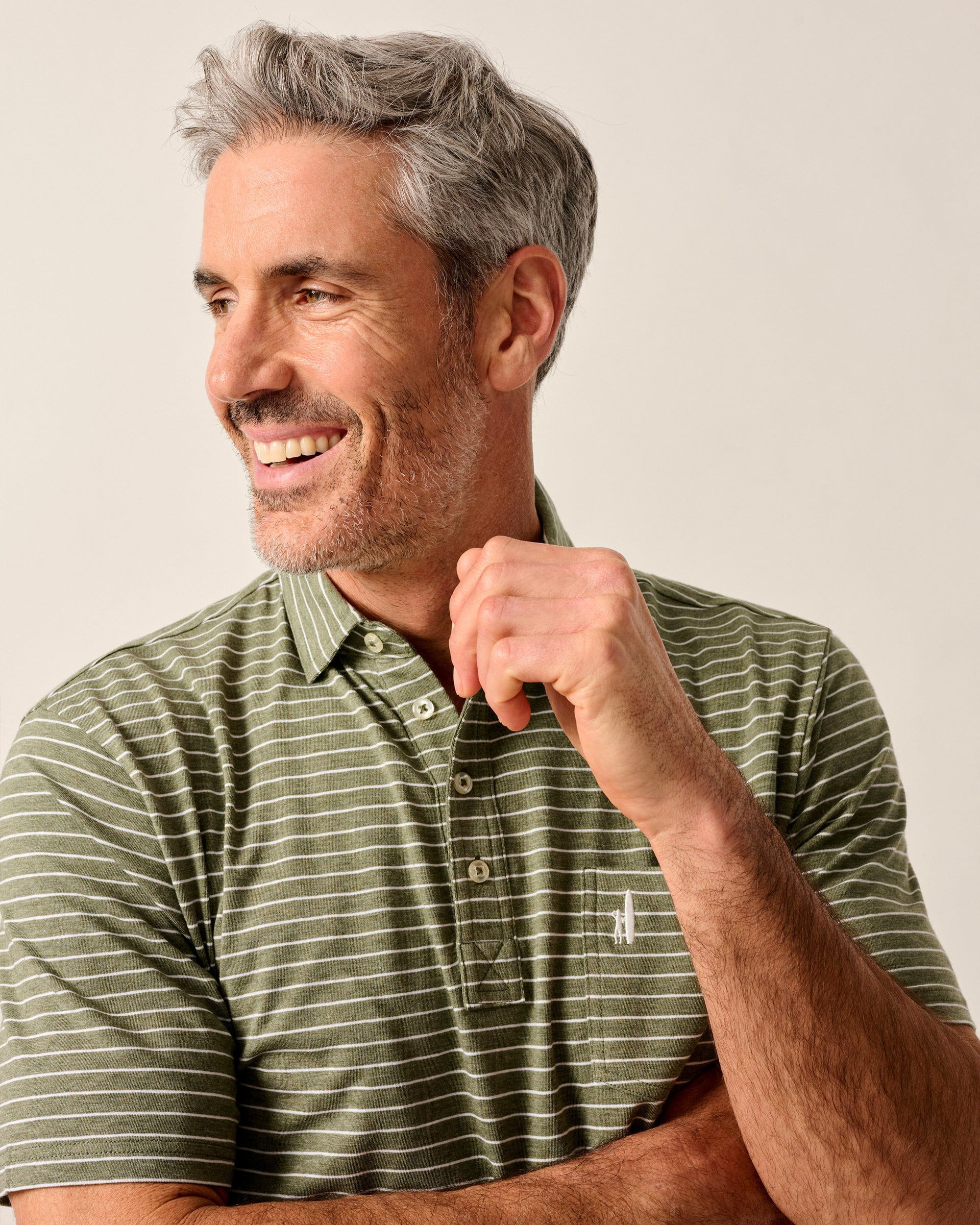 Original 4-Button Polo - Ryan Stripe