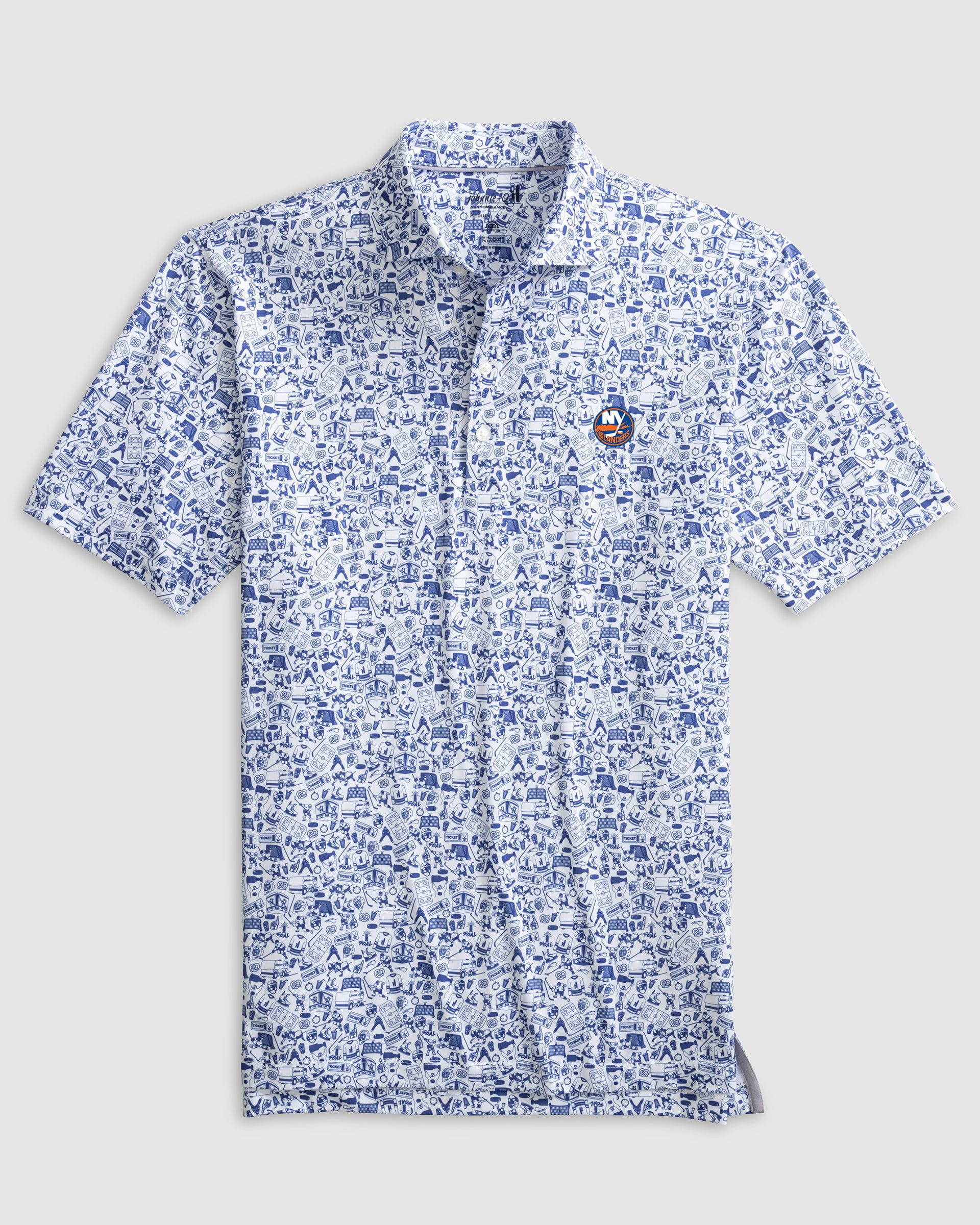 New York Islanders Slap Shot Performance Jersey Polo