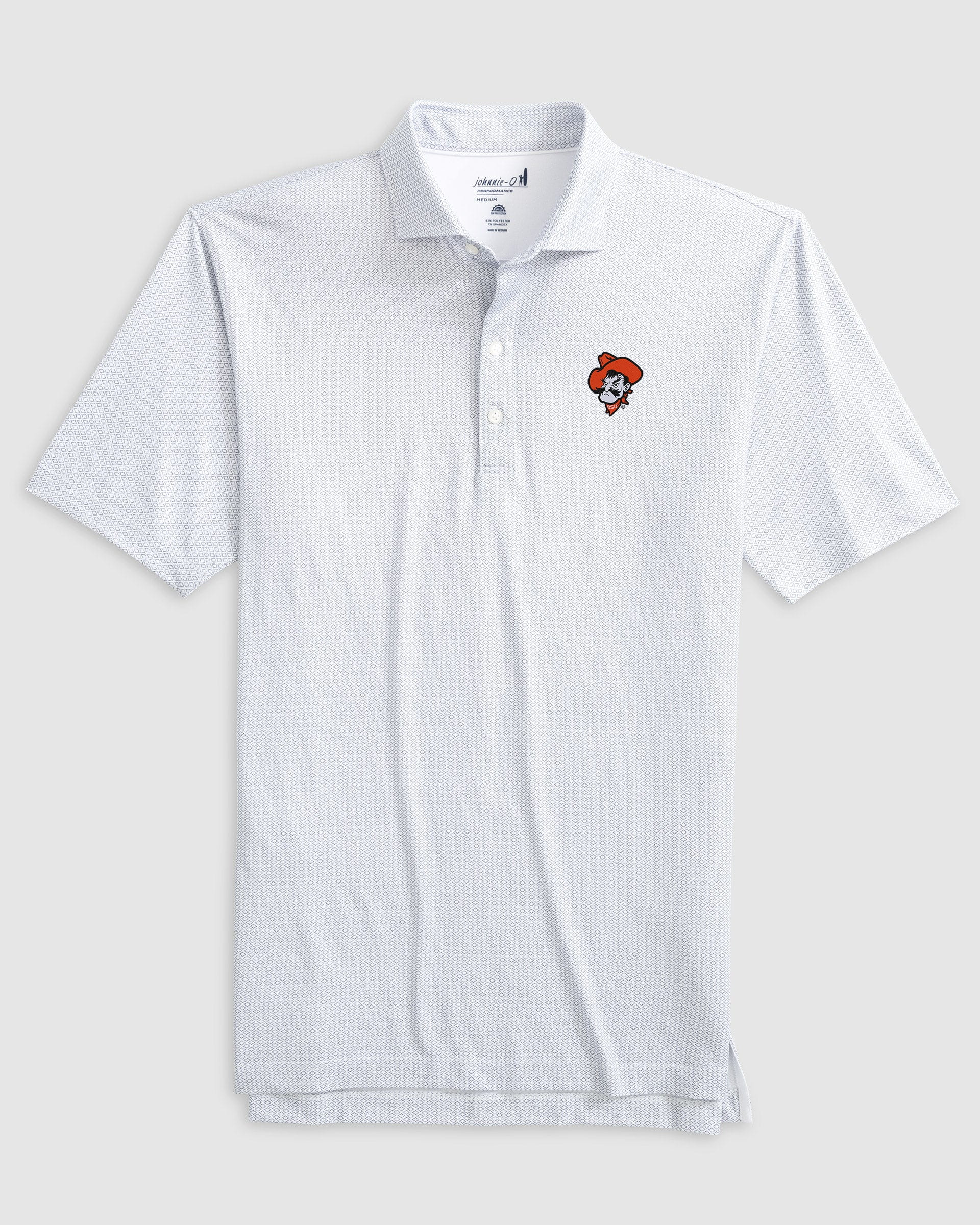 Oklahoma State Slade Performance Jersey Polo - Pistol Pete Logo