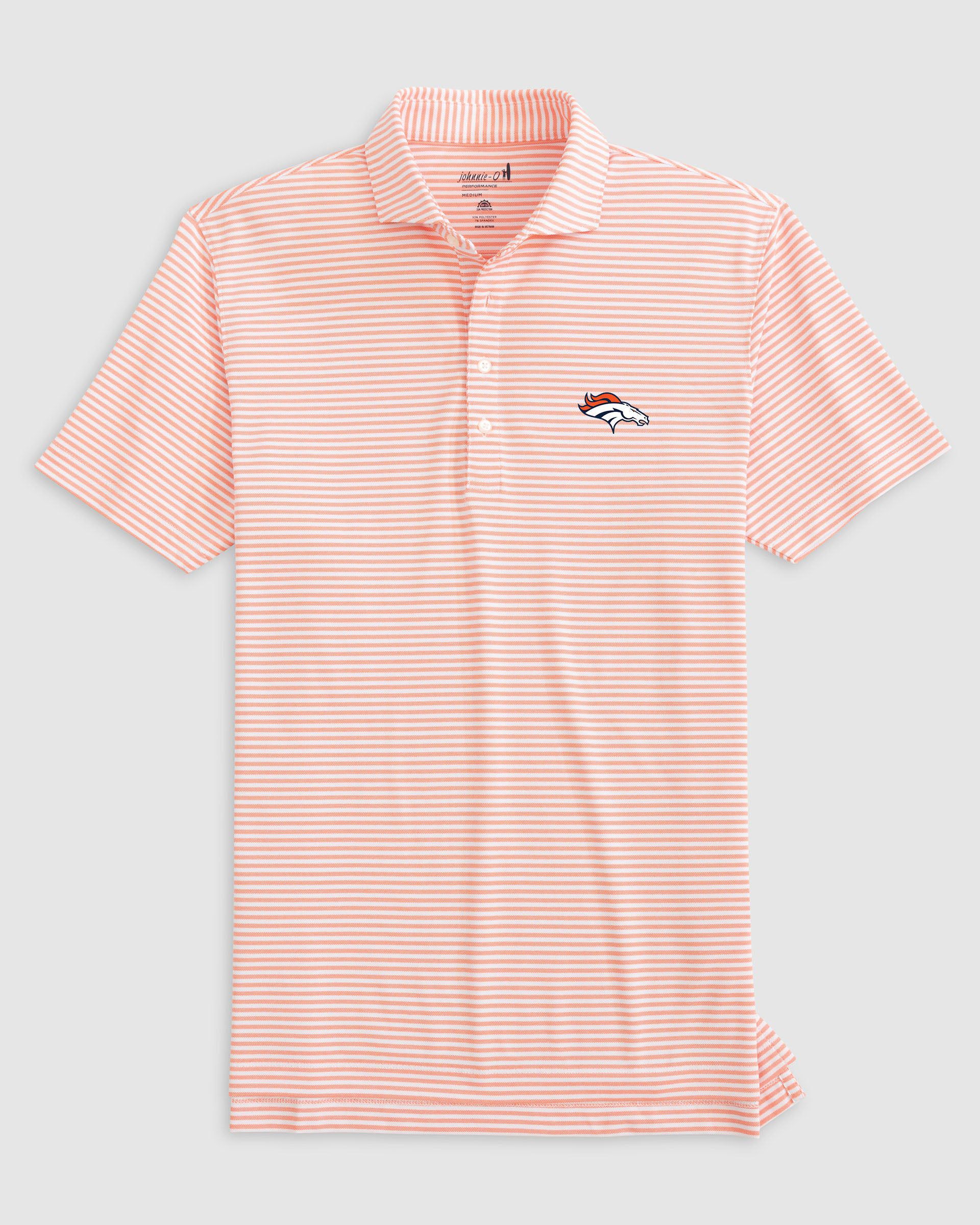 Denver Broncos Stetsons Performance Mesh Polo