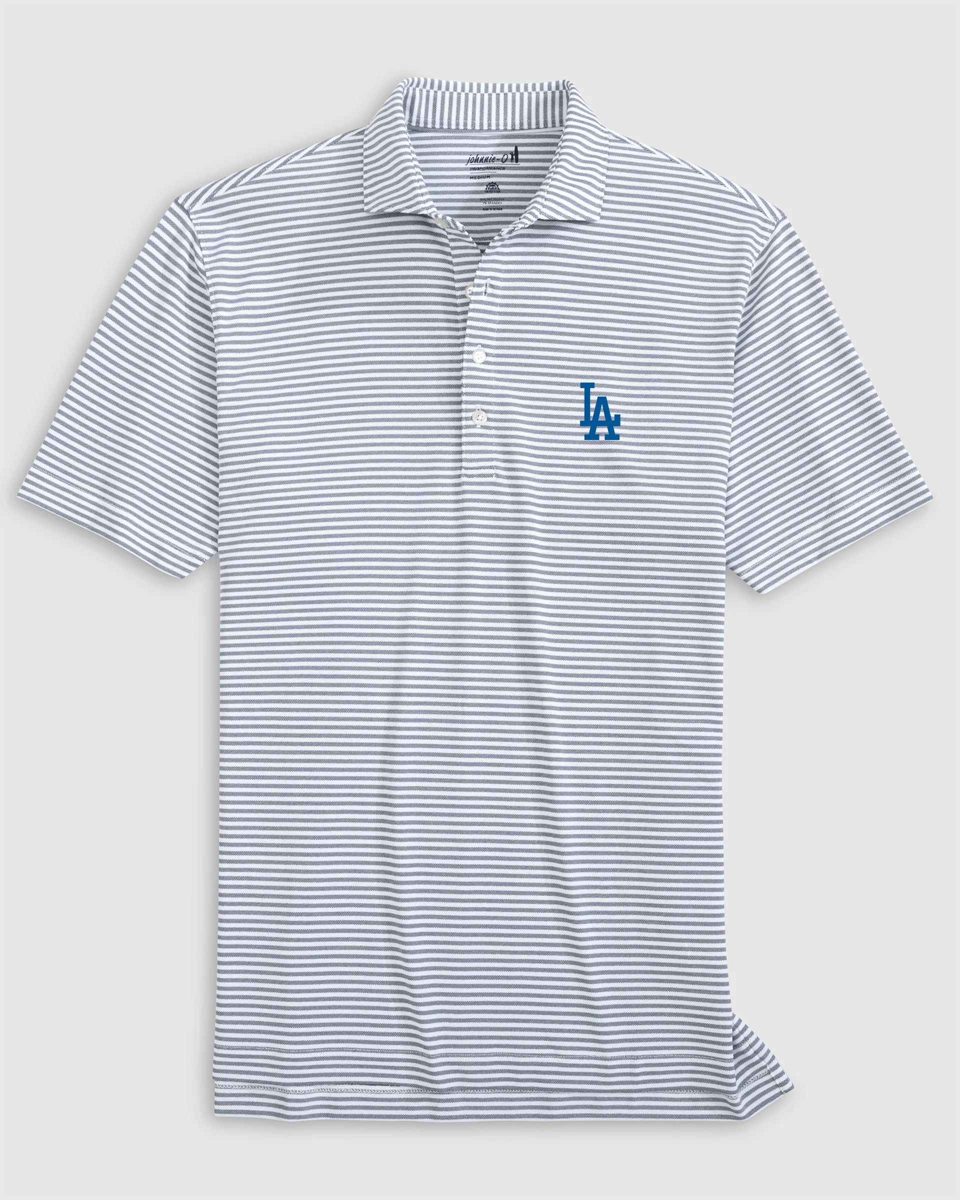 Los Angeles Dodgers Stetsons Performance Mesh Polo