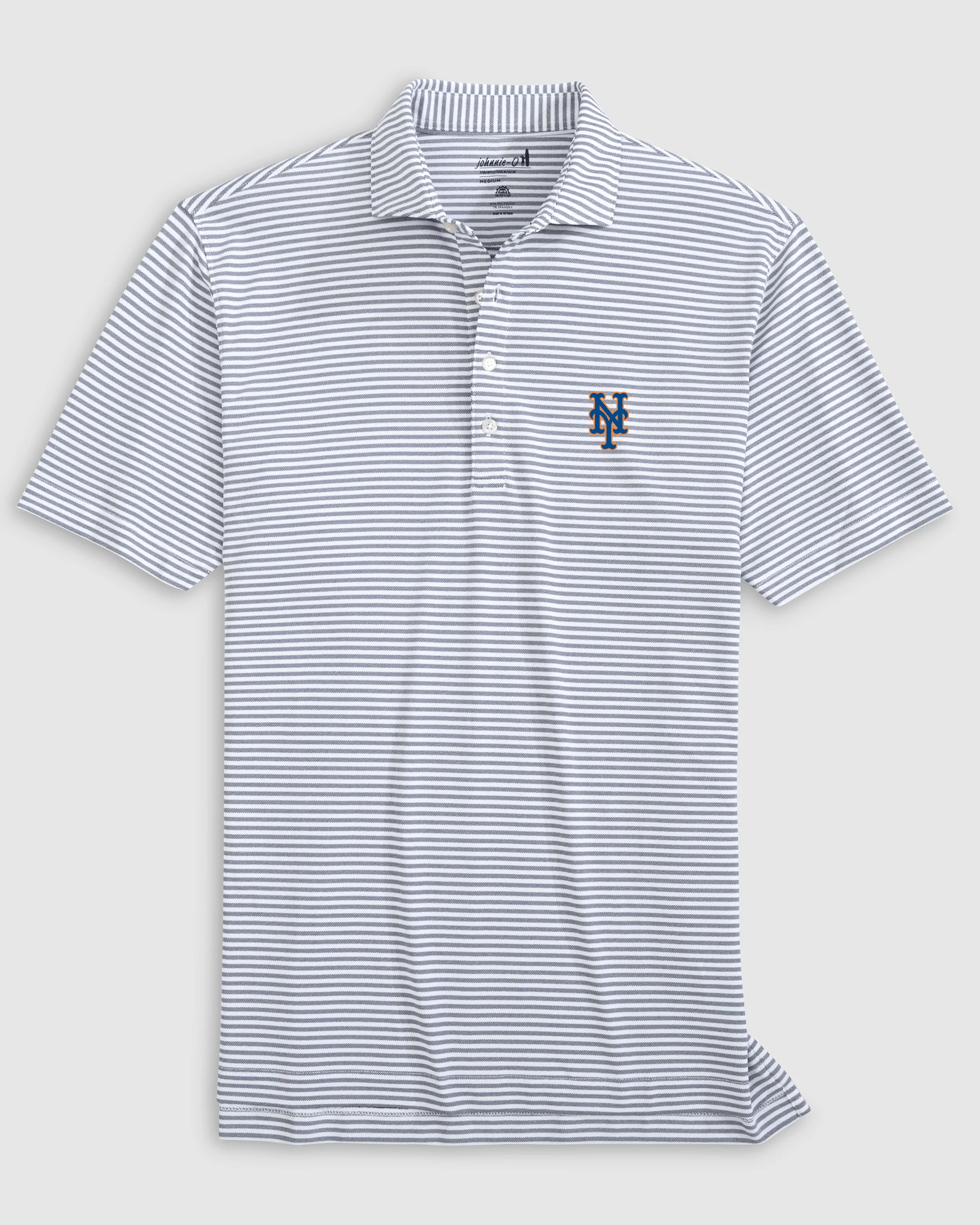 New York Mets Stetsons Performance Mesh Polo
