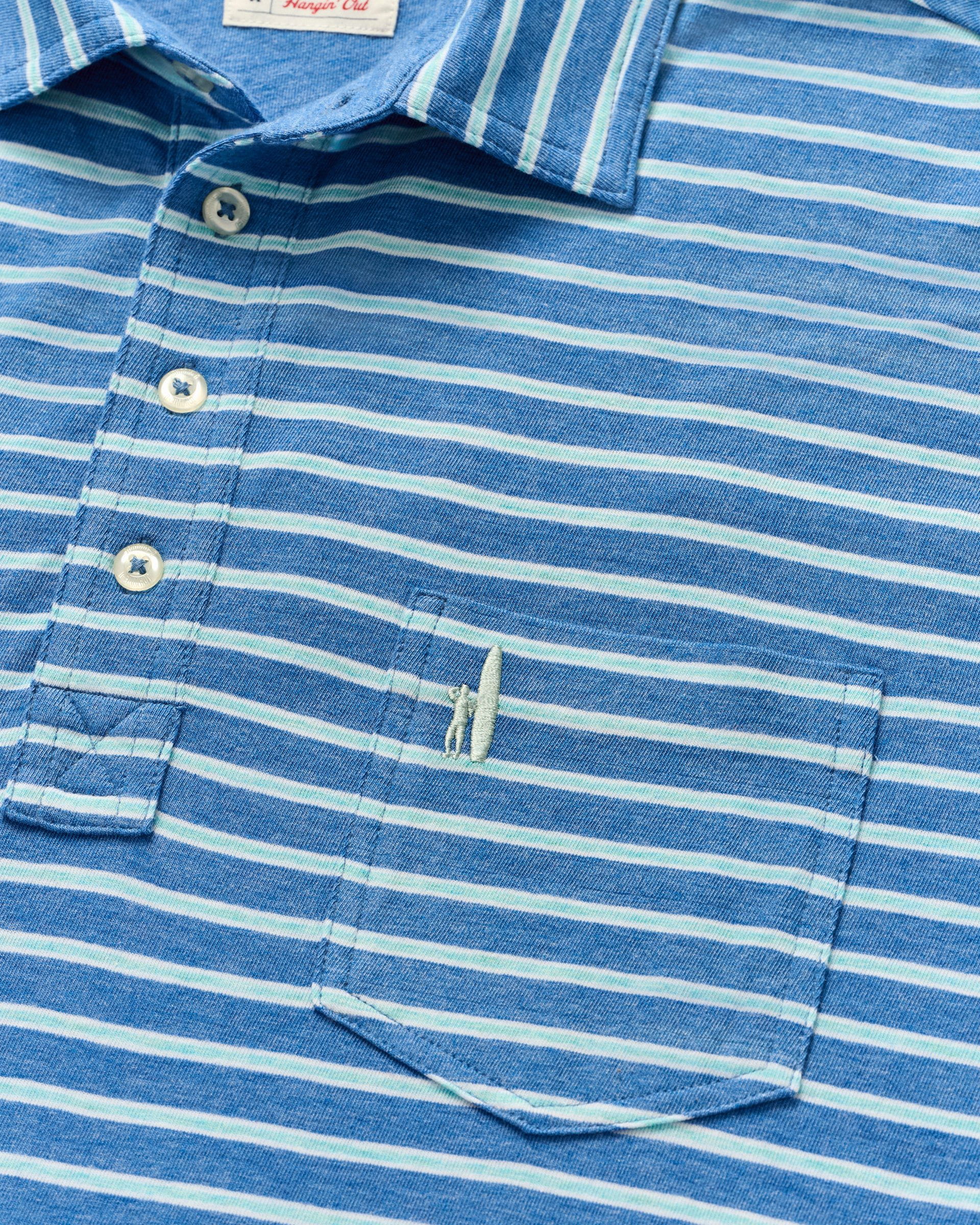 Original 4-Button Polo - Matthis Stripe