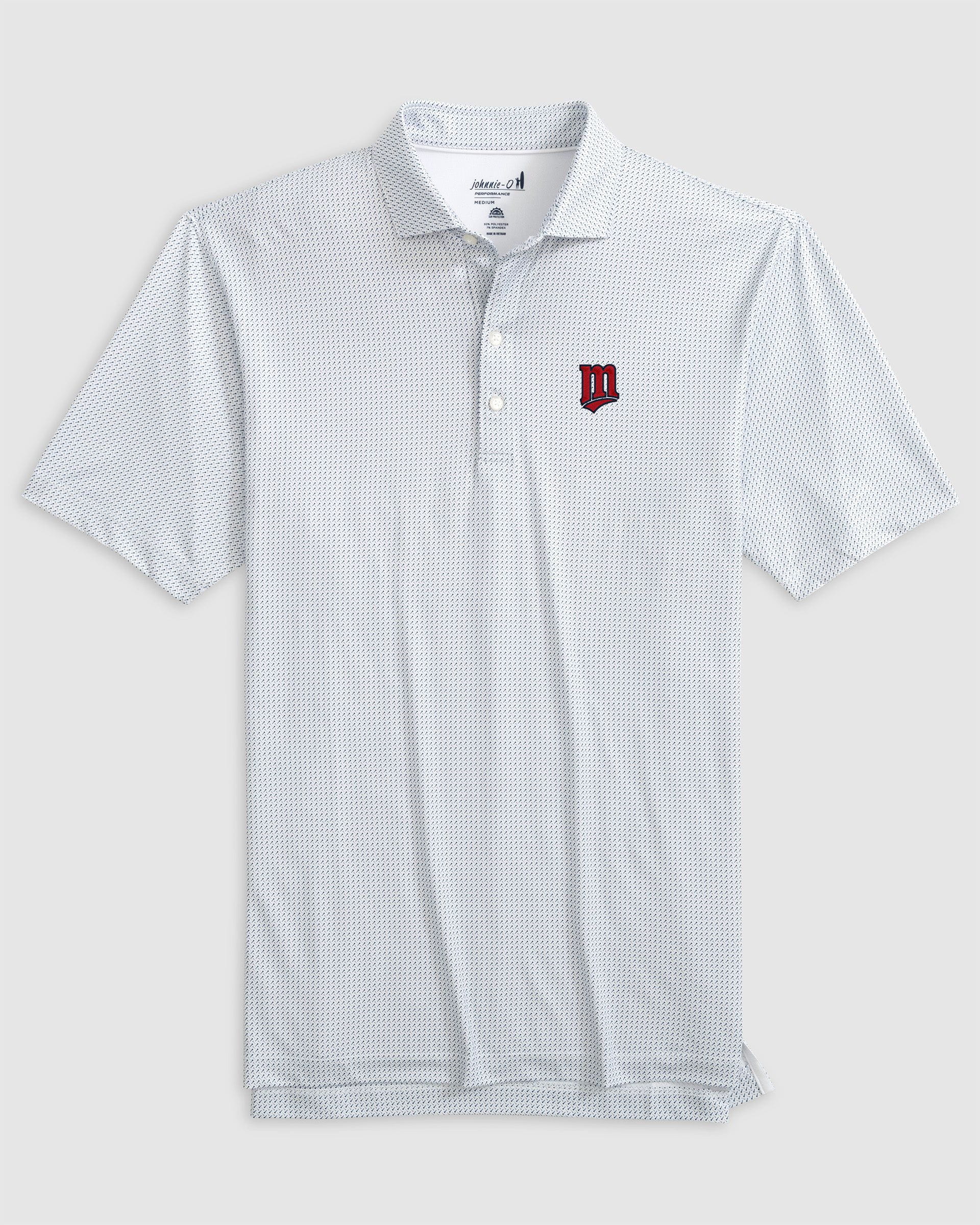 Minnesota Twins Tee Time Performance Jersey Polo - Cooperstown Logo