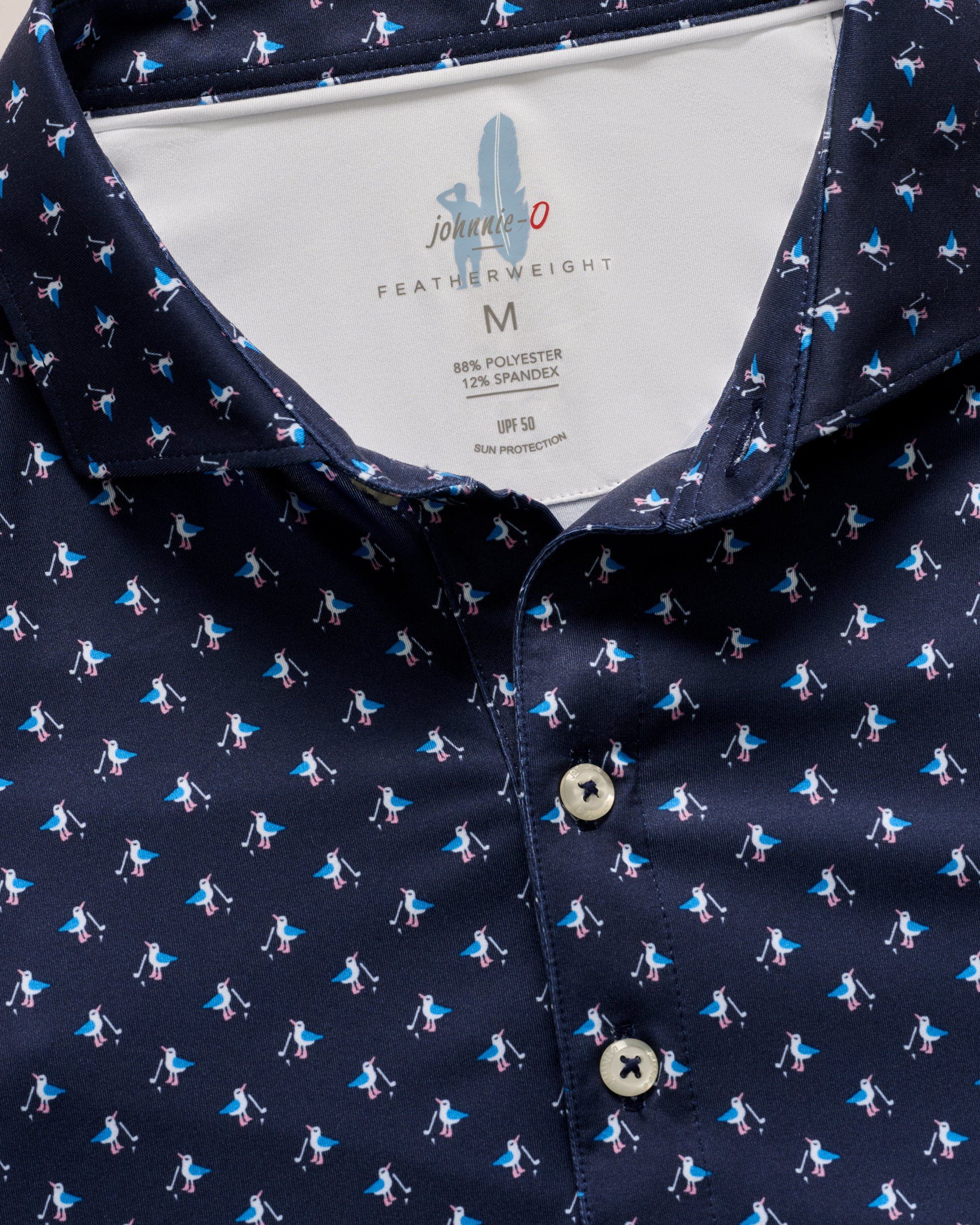 Featherweight Performance Polo - For the Birdies Print