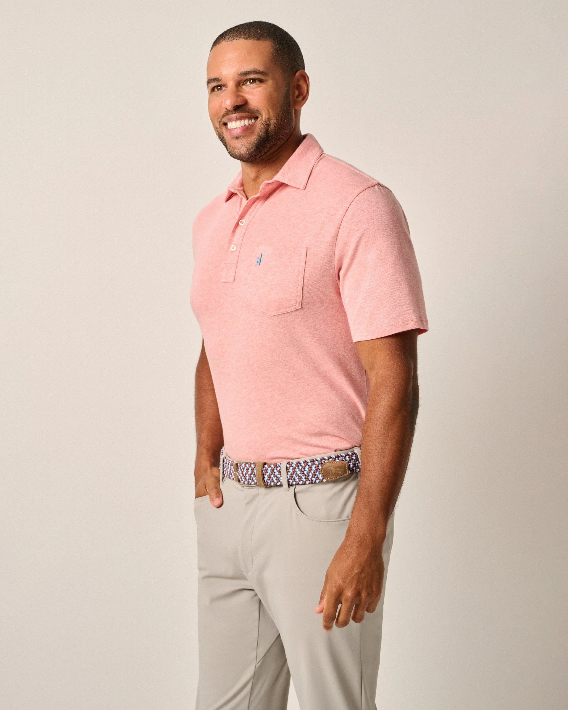 Original 4-Button Polo - Heathered 2.0
