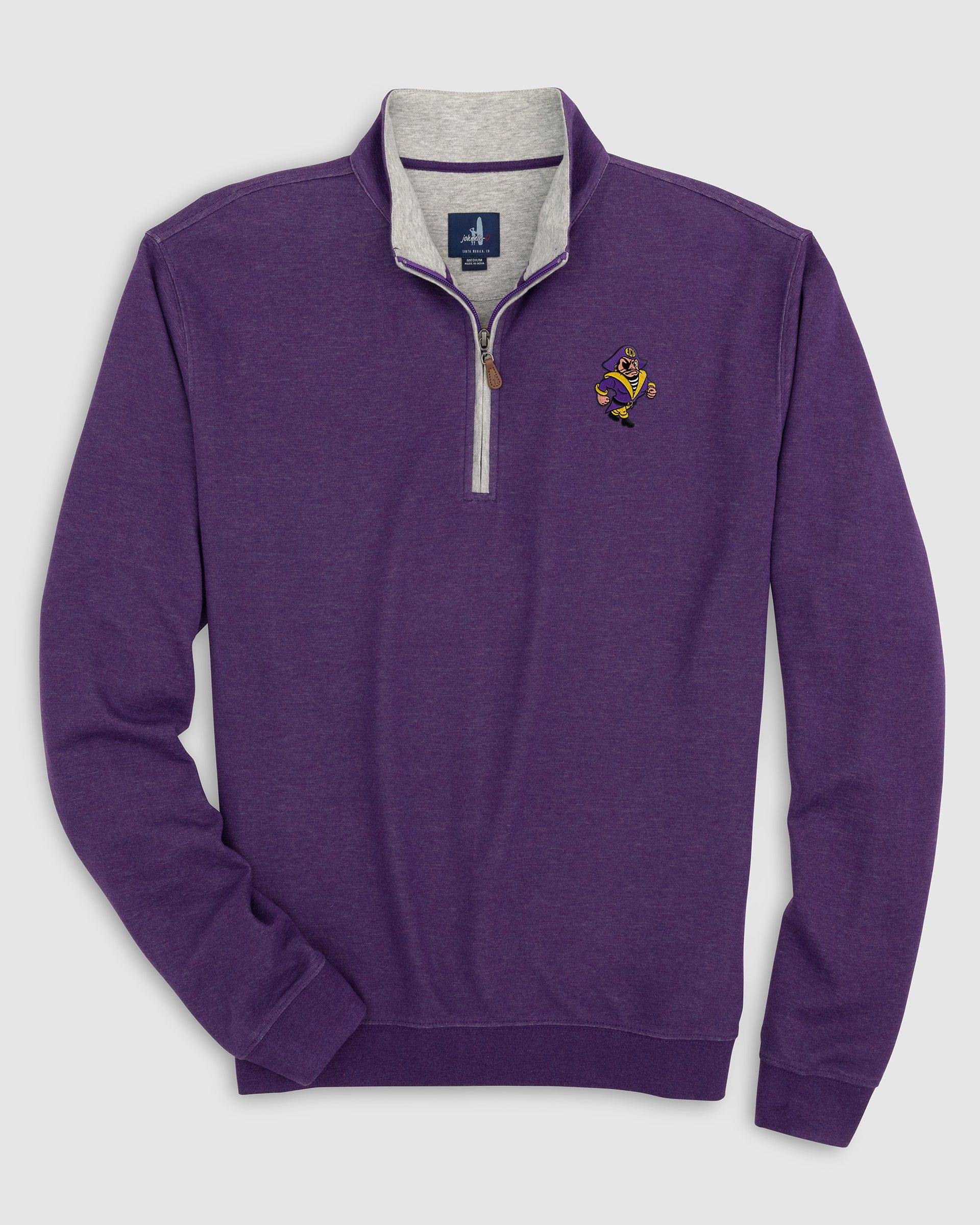East Carolina Sully 1/4 Zip - Vault Logo