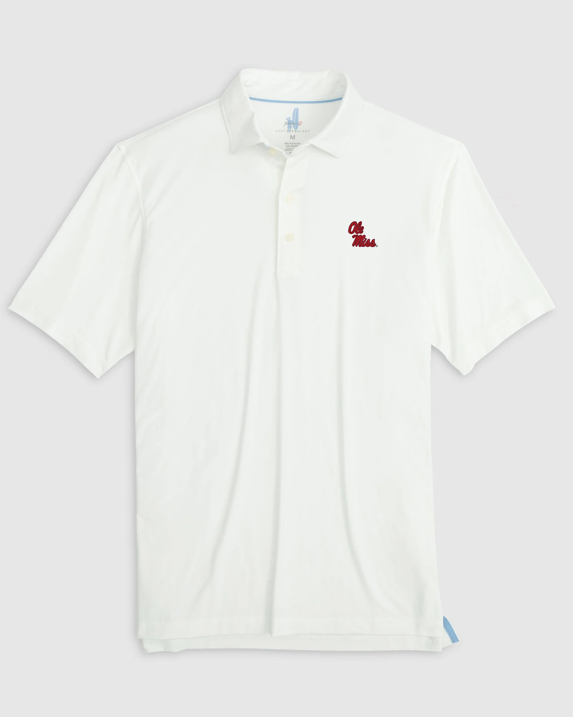Ole Miss Huronn Featherweight Performance Polo - Stacked Logo