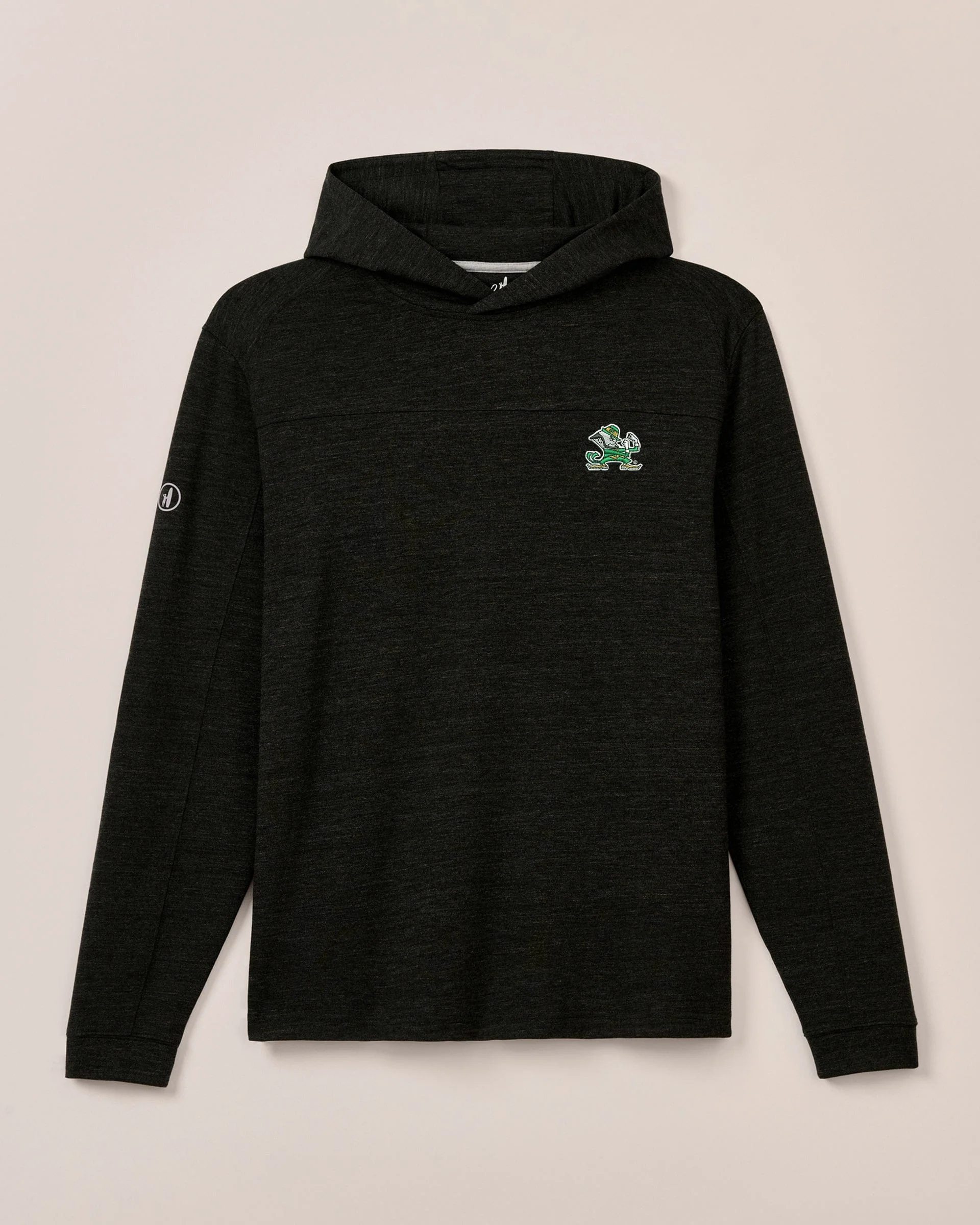 Notre Dame Remmy Lightweight Performance Hoodie - Leprechaun Logo