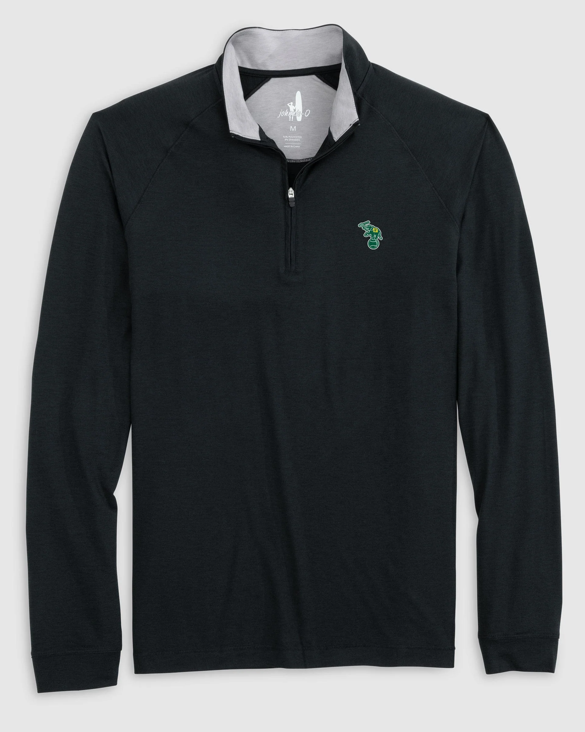 Oakland Athletics Freeborne Performance 1/4 Zip - Cooperstown Logo