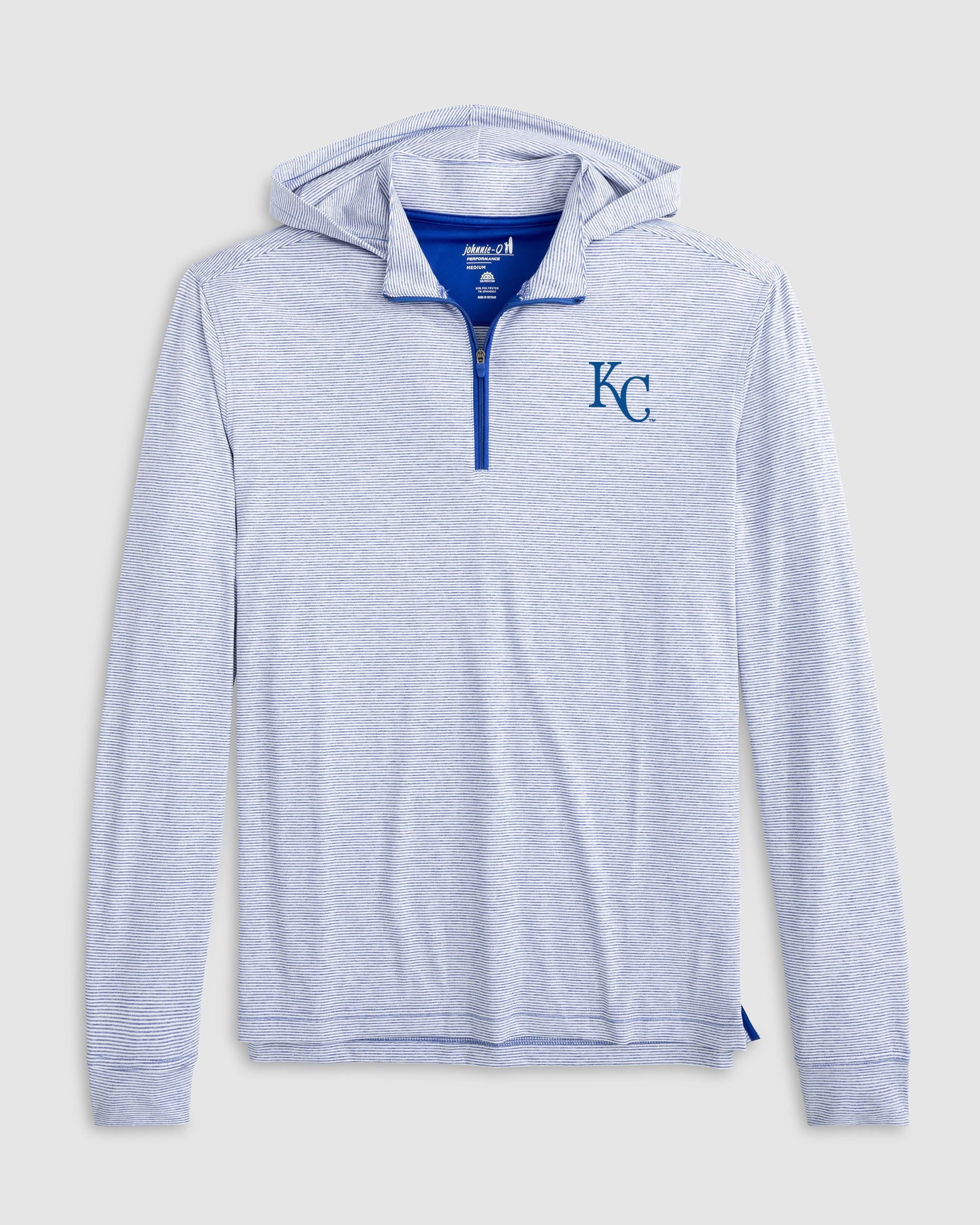 Kansas City Royals Hybrid Performance 1/4 Zip Hoodie