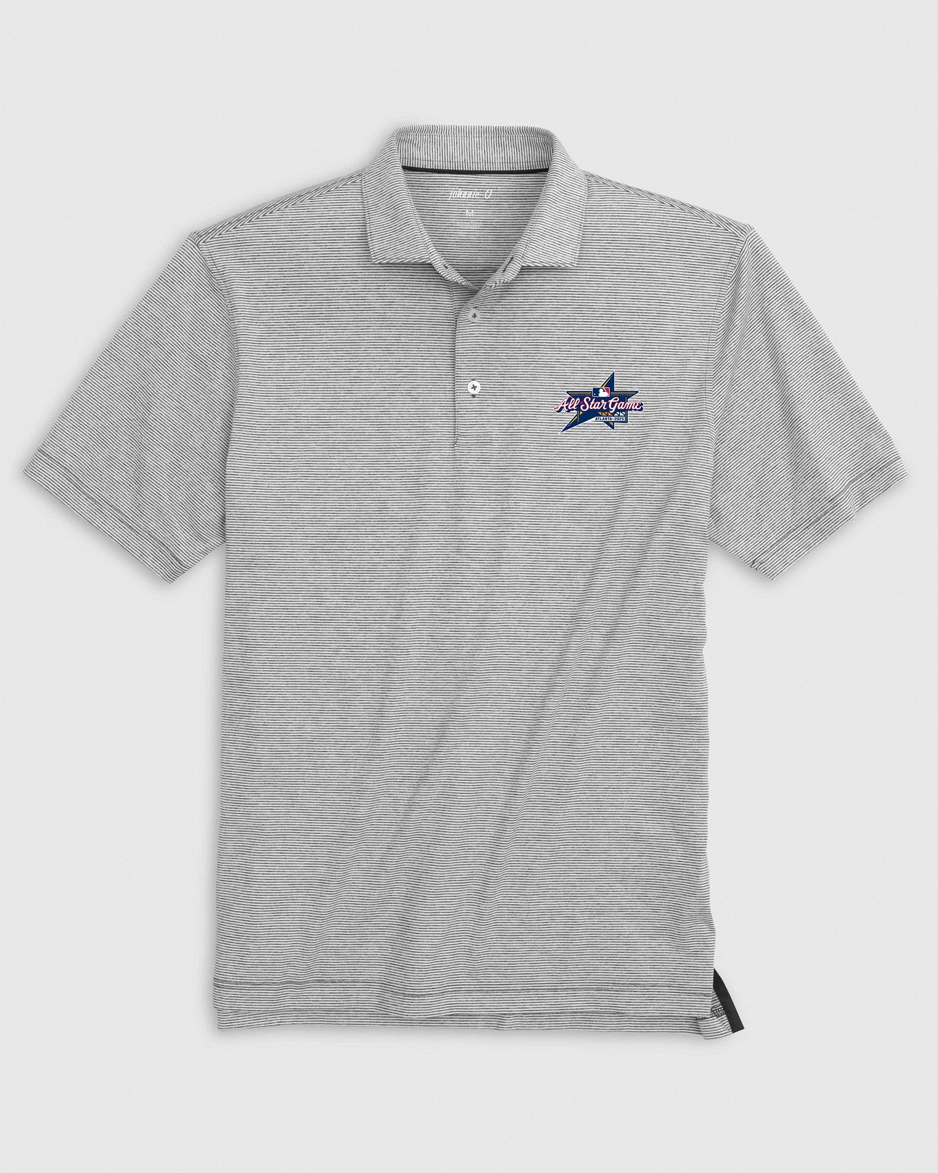 MLB All Star Game 2025 Lyndonn Striped Performance Jersey Polo