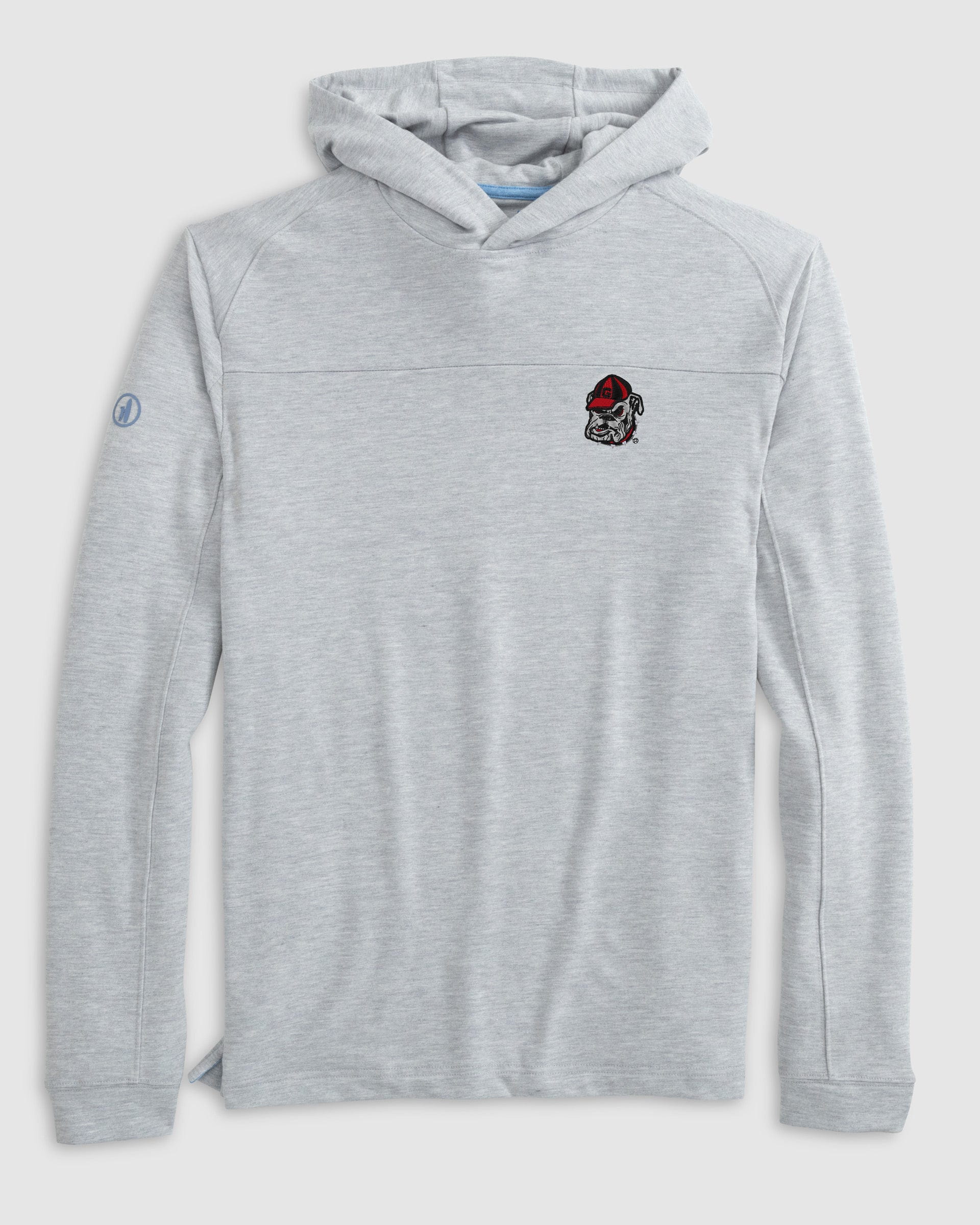 Georgia Remmy Lightweight Performance Hoodie - Bulldog Head Logo
