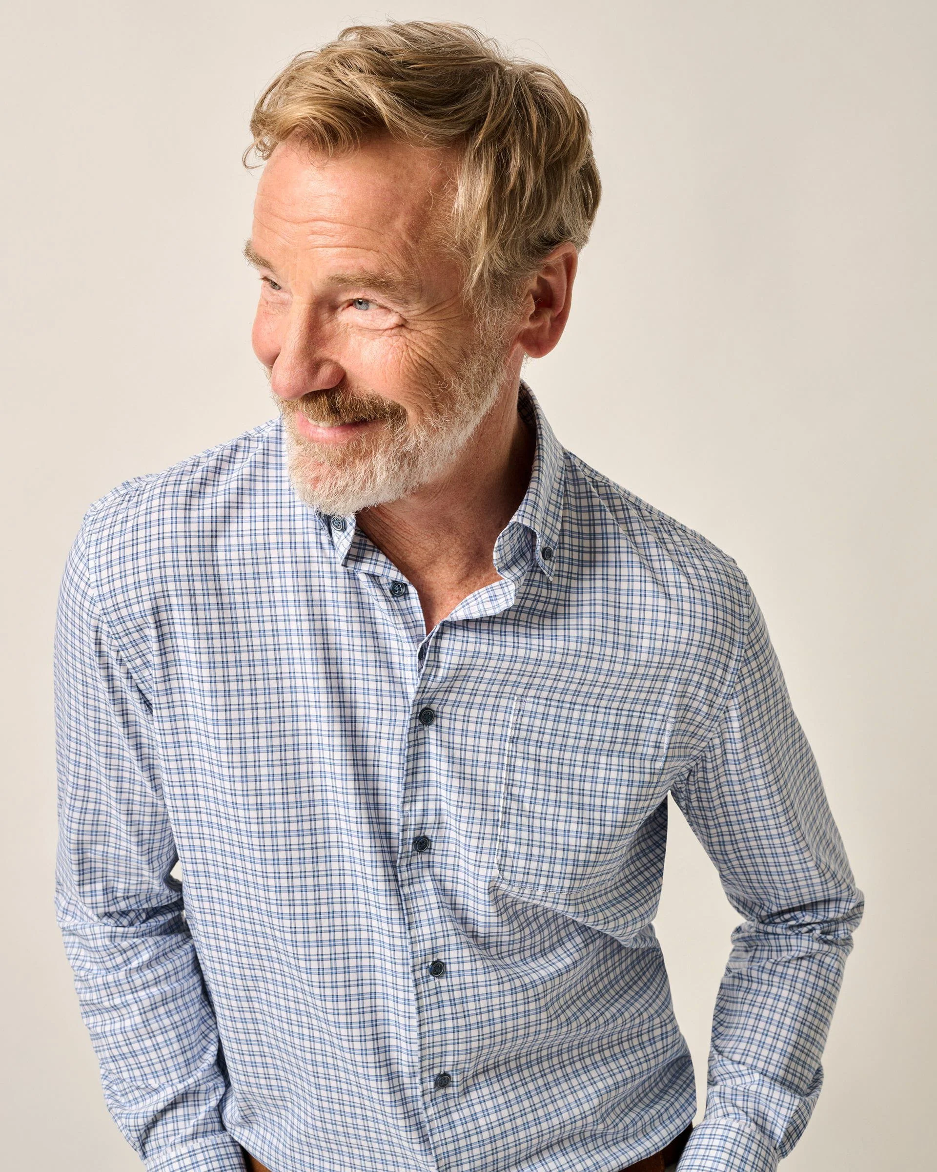 Natural Performance Button Down Shirt - Morganstern
