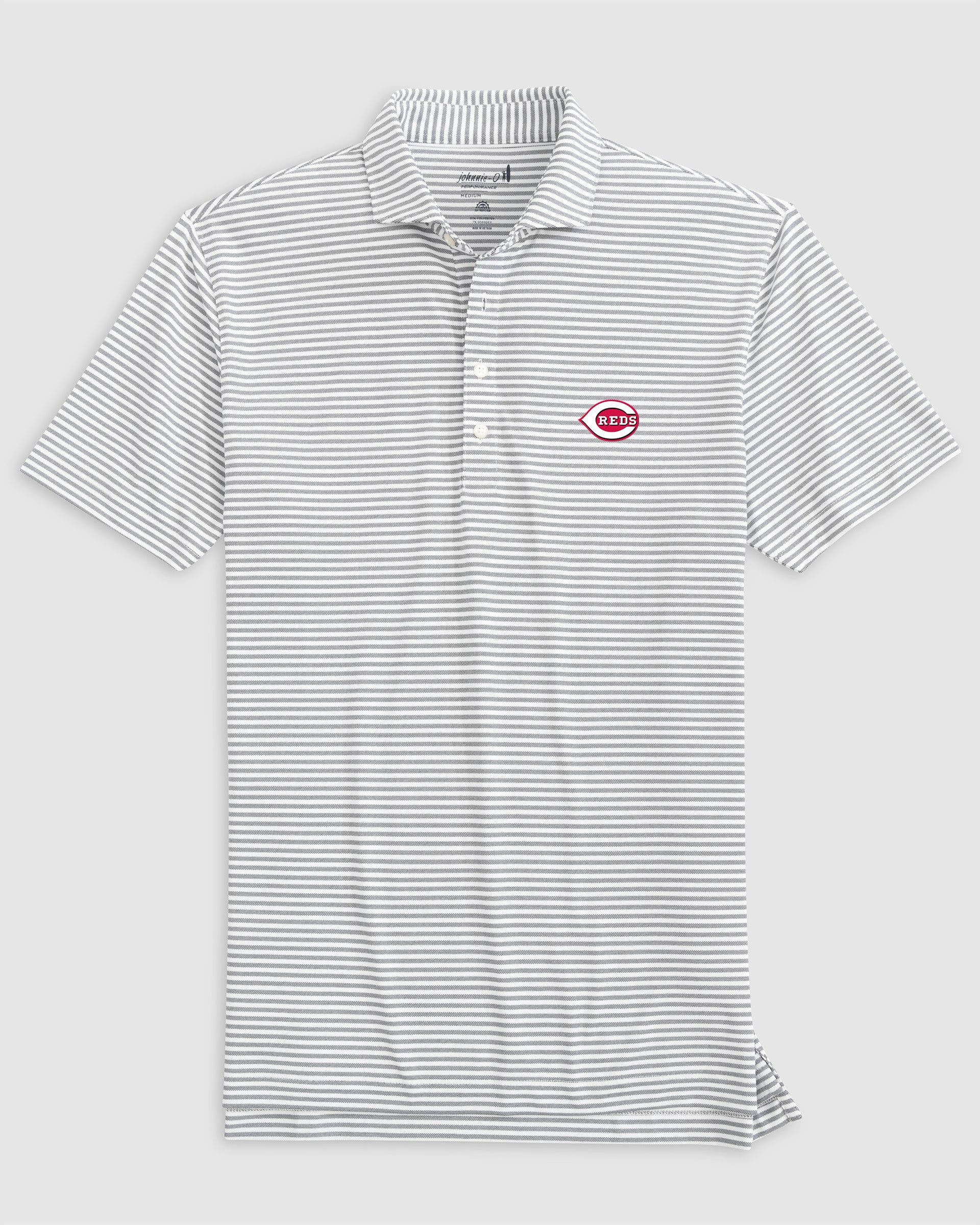Cincinnati Reds Stetsons Performance Mesh Polo