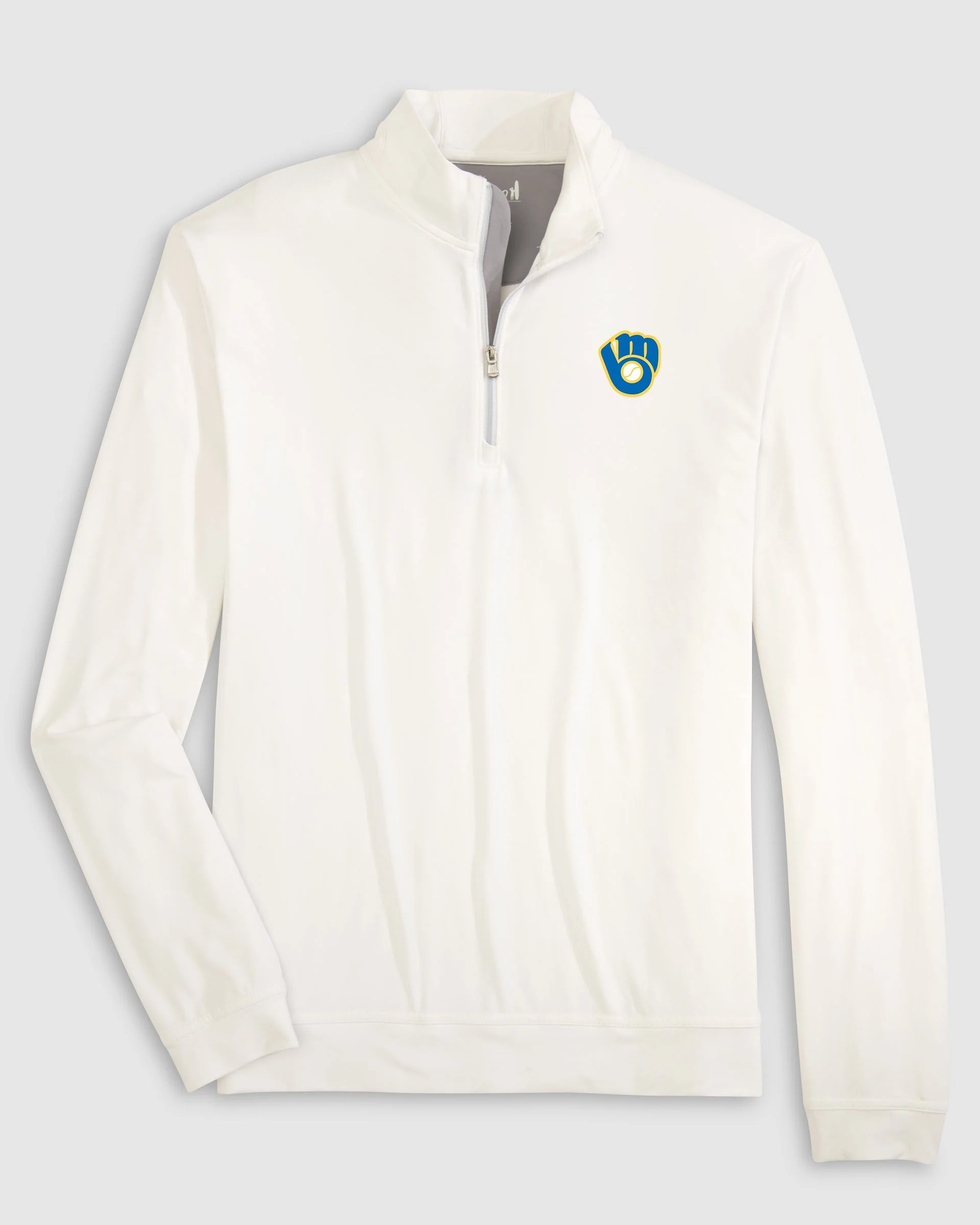 Milwaukee Brewers Motion Performance 1/4 Zip - Cooperstown Logo