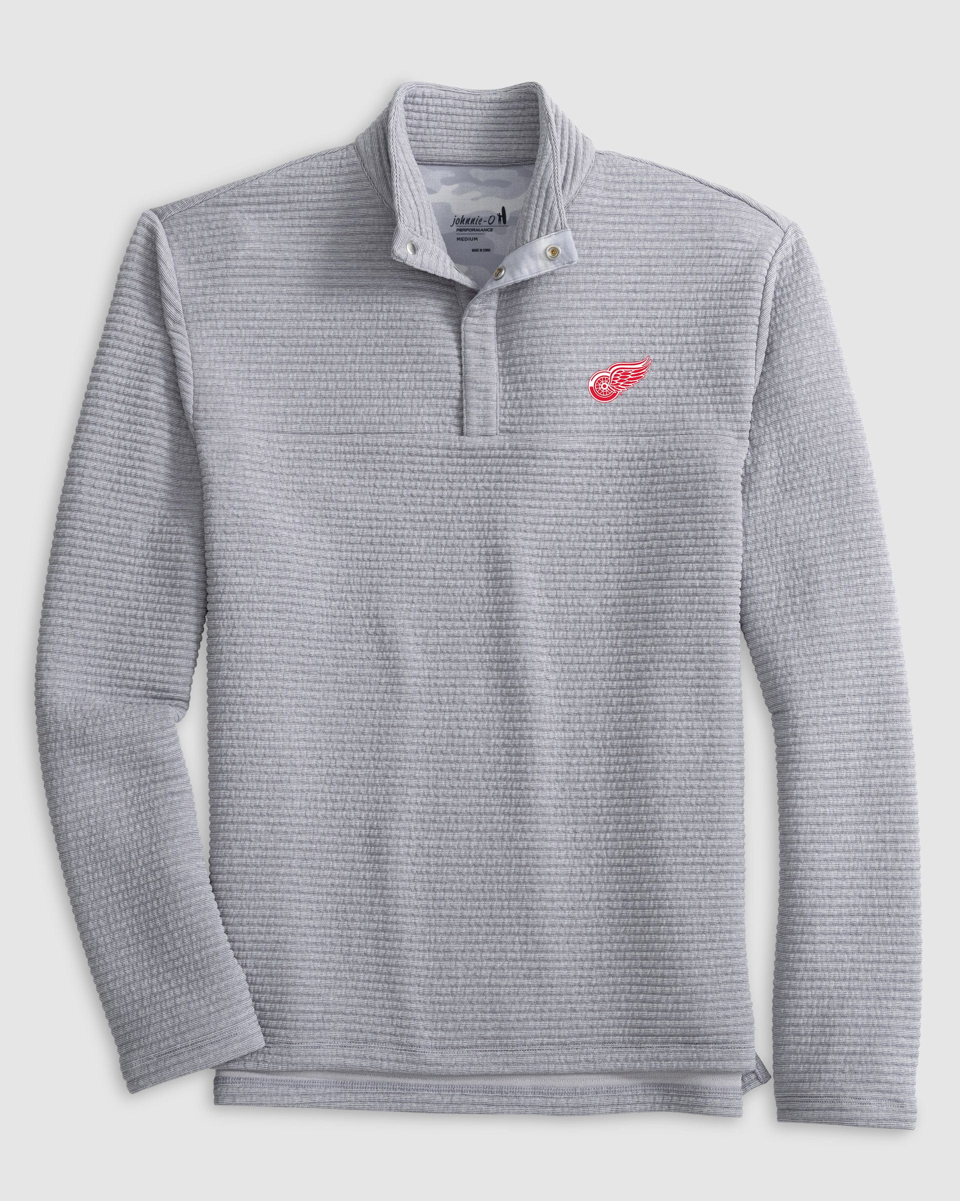 Detroit Redwings Benjy Snap 1/4-Zip Pullover