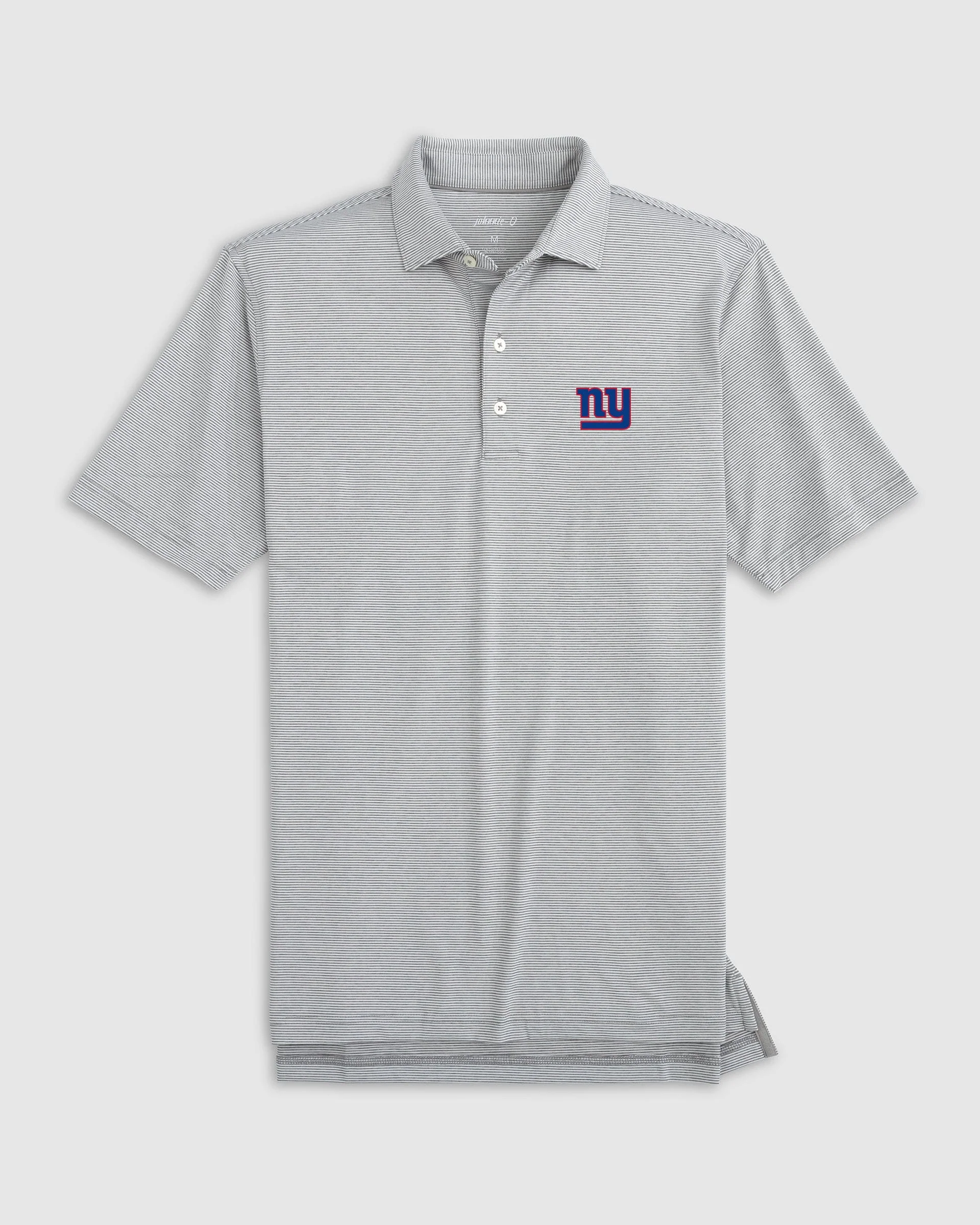 New York Giants Lyndonn Striped Performance Jersey Polo