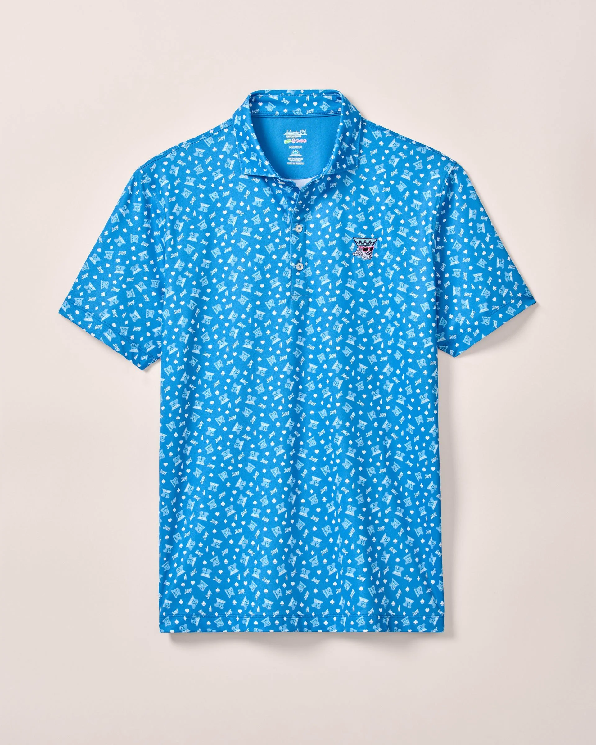 SWAG Golf x Johnnie-O Performance Polo - Blackjack