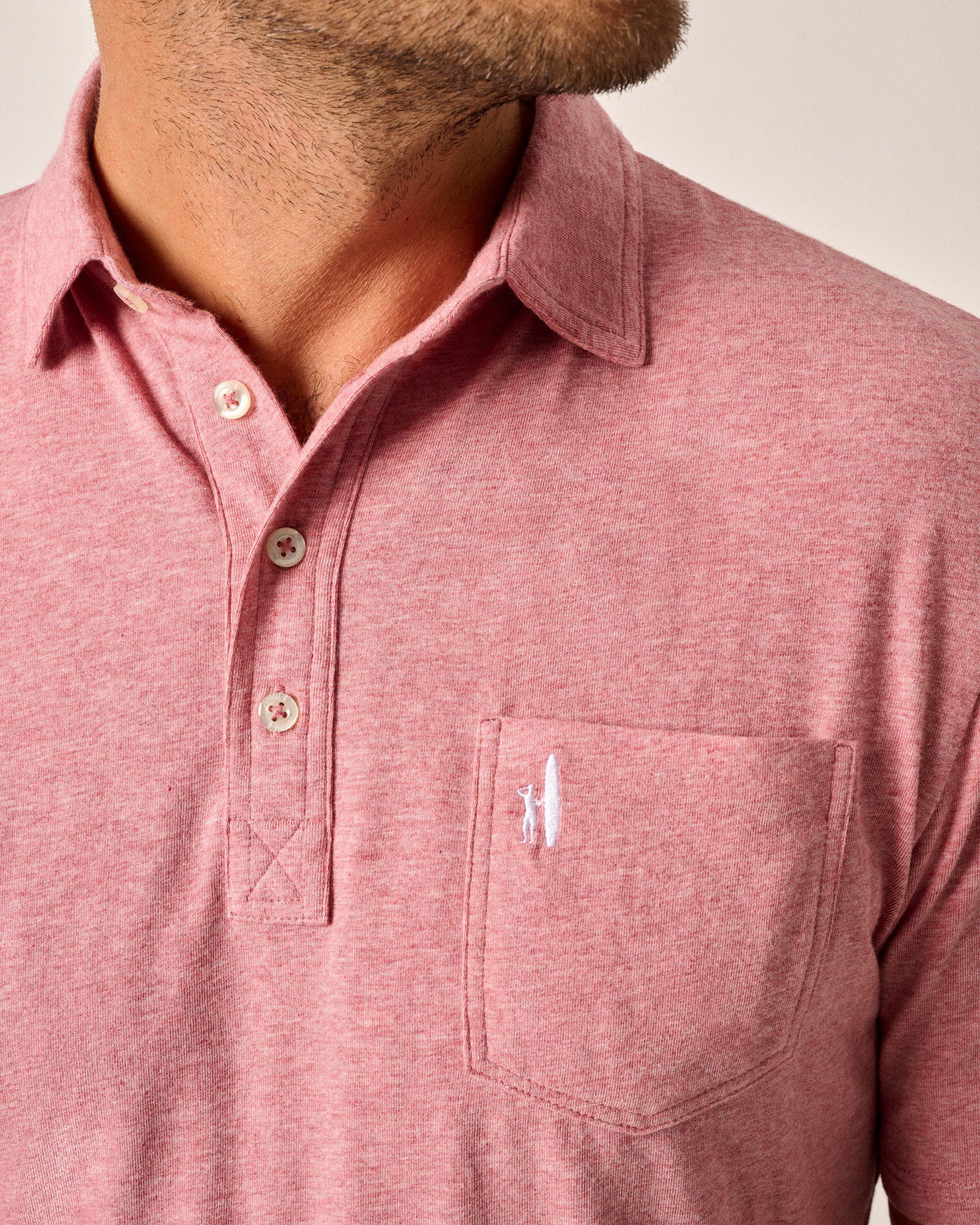 Original 4-Button Polo - Heathered 2.0
